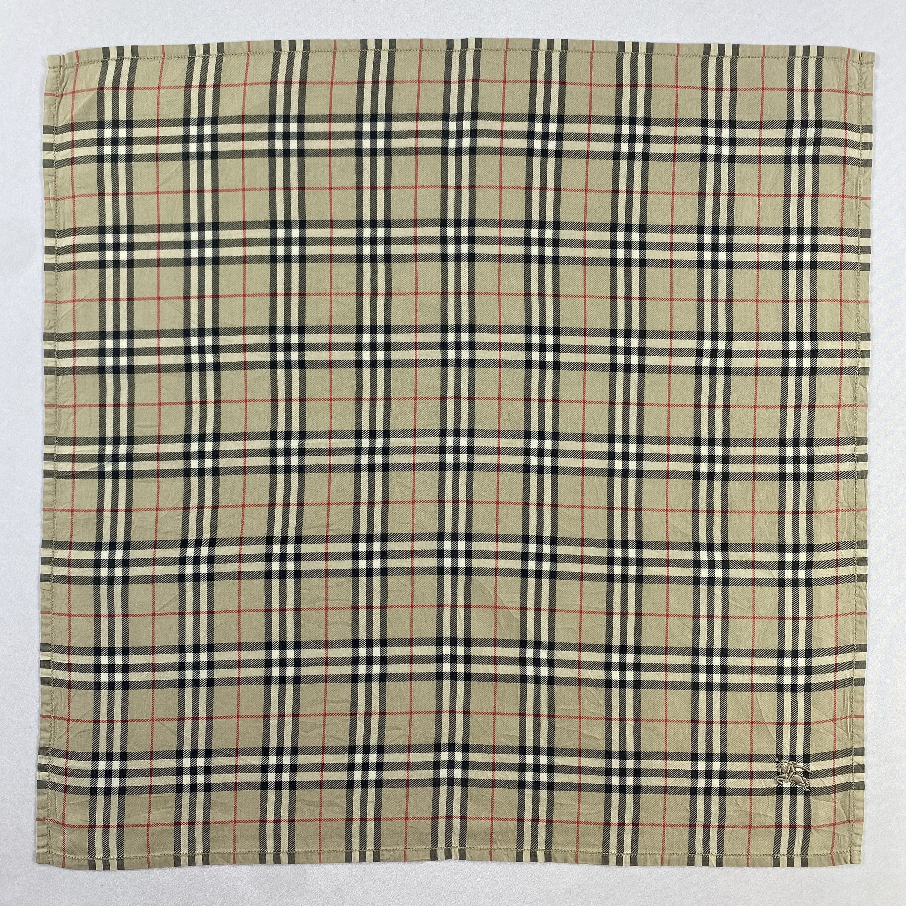 Burberry × Vintage Burberry Handkerchief / Neckerchief / Bandana-P1646 Size ONE SIZE - 1 Thumbnail