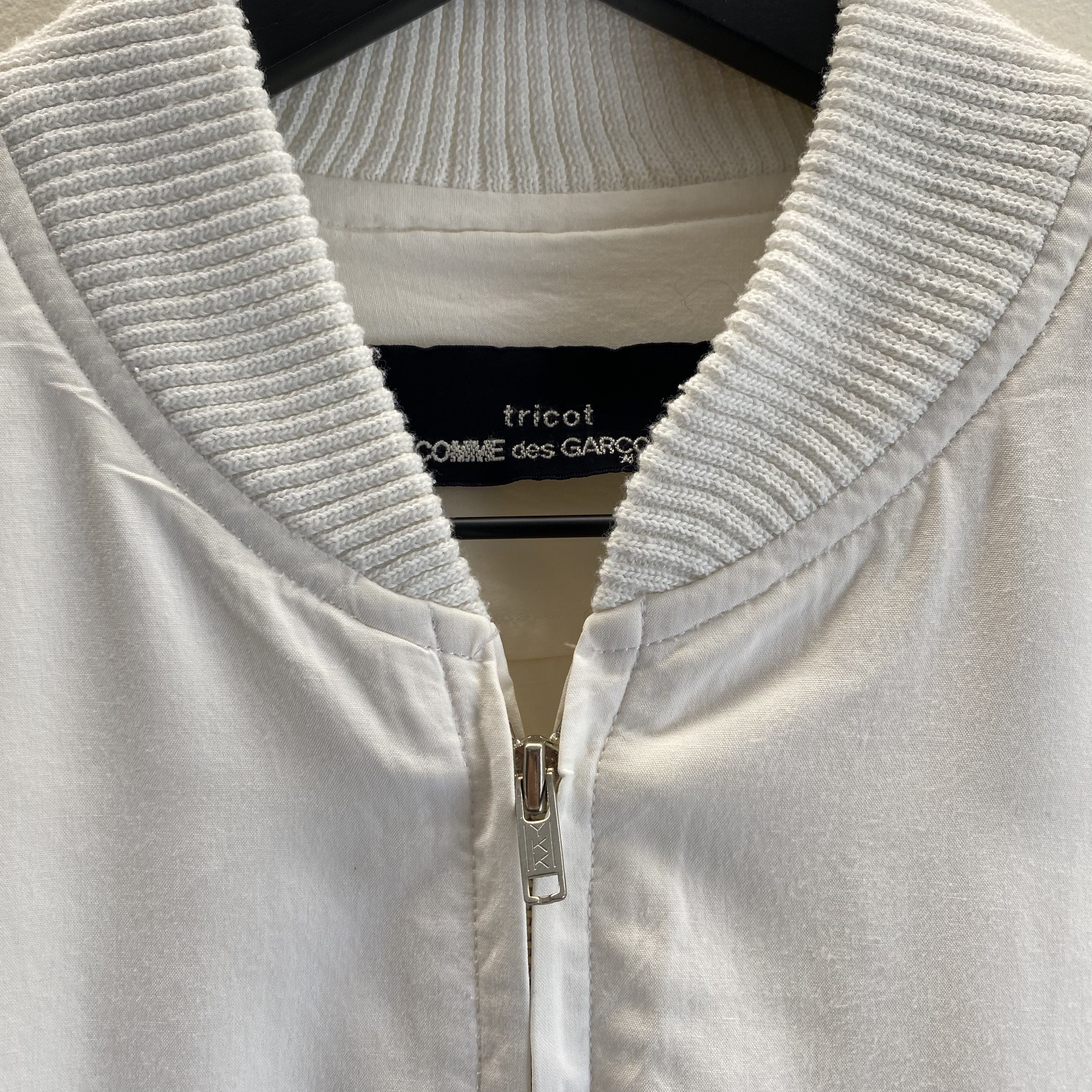 Tricot Comme des Garcons Comme des Garçons tricot Lightweight Bomber Jacket Size M / US 6-8 / IT 42-44 - 3 Thumbnail