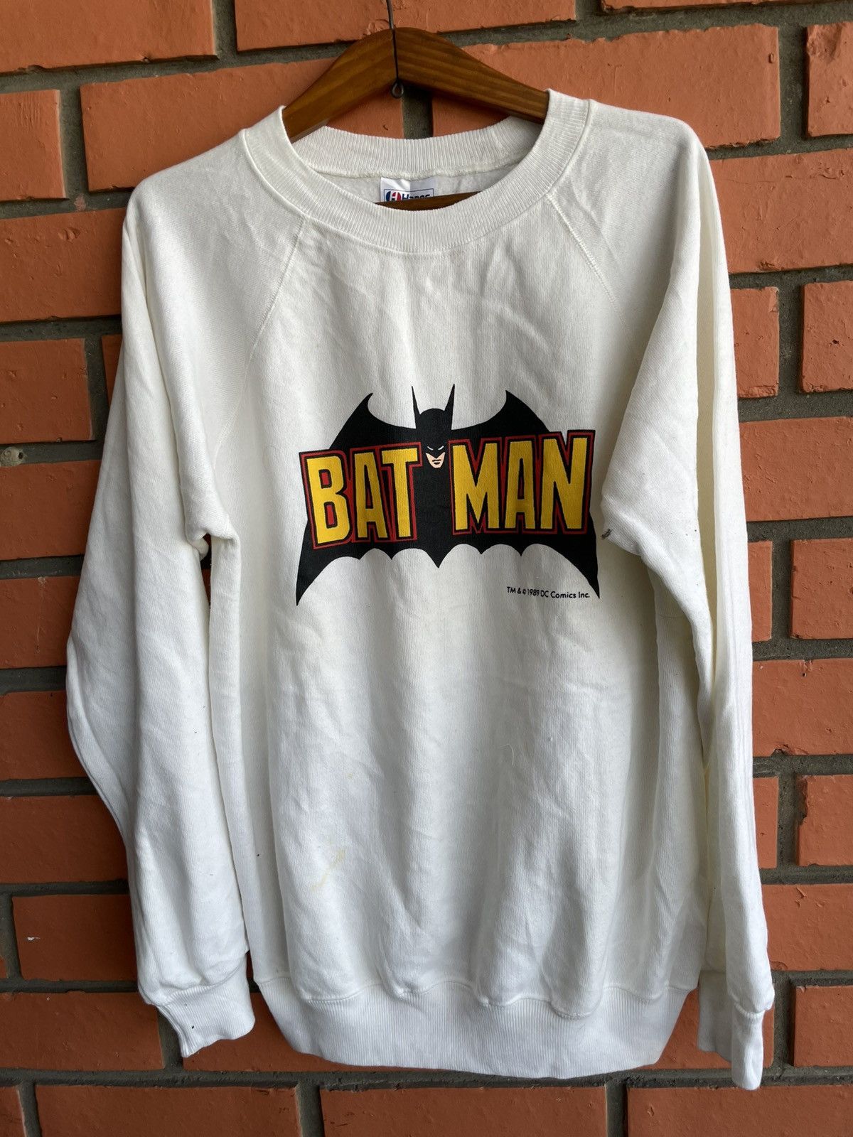 Hanes Vintage Batman TV Series Dc Comics Inc Hanes crewneck 1967 Size US M / EU 48-50 / 2 - 2 Thumbnail