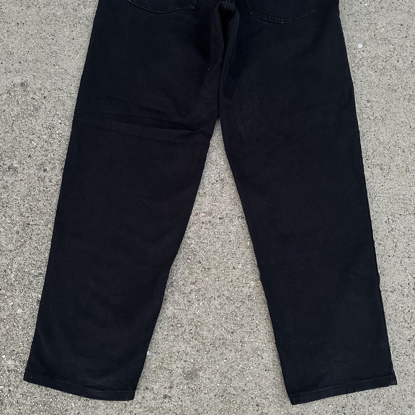 Levi's × Vintage Vintage 90s Levi’s Silvertab Black Baggy Denim Jeans 34x32 Size US 34 / EU 50 - 6 Thumbnail