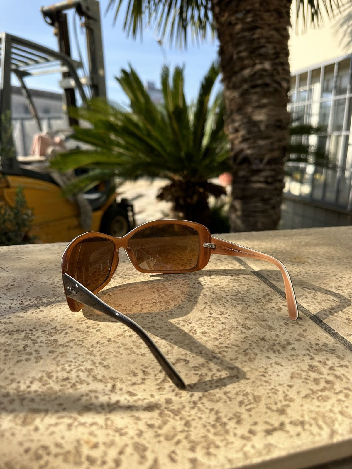 Prada Prada Sunglasses Brown SPR04F Size ONE SIZE - 3 Thumbnail