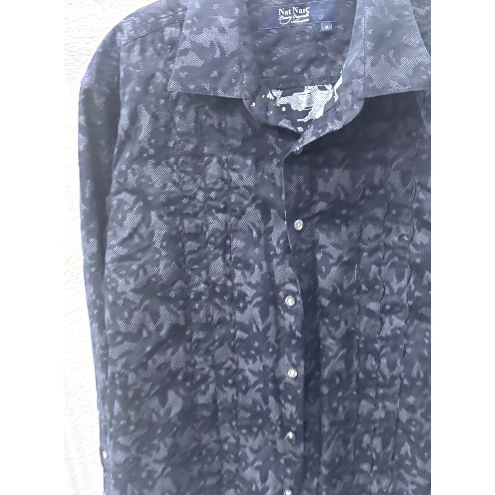 Nat Nast Nat Nast Floral LONG SLEEVE SHIRT Medium M Multicolor Men Shirts Size US M / EU 48-50 / 2 - 3 Thumbnail