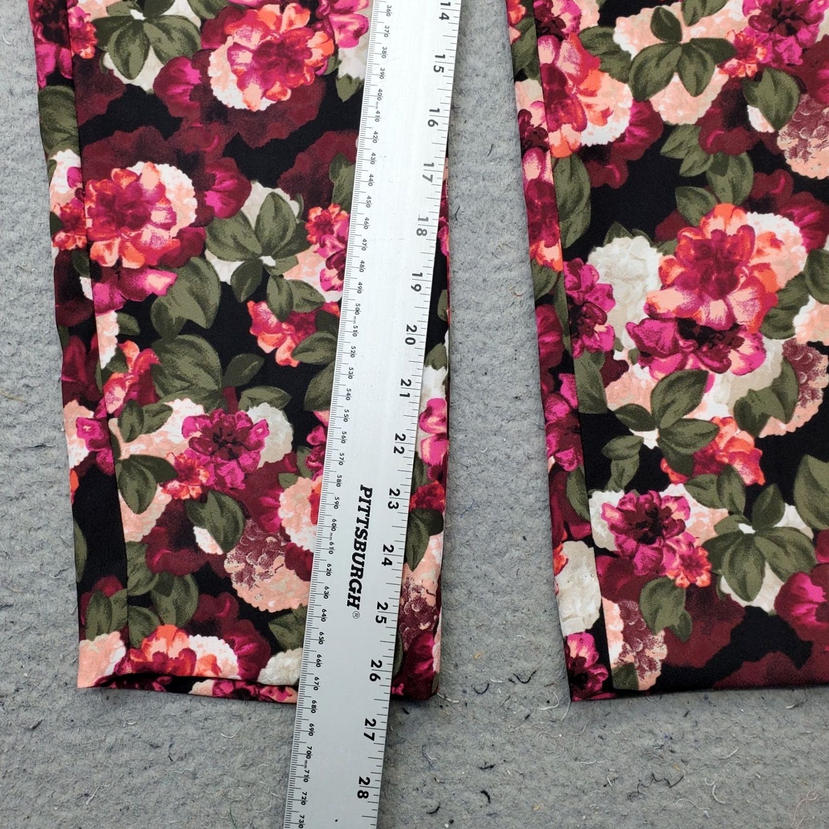 Banana Republic Banana Republic Avery Pants Womens 4 Multi Floral Boho Slash Pocket Straight Leg Size 27" / US 4 / IT 40 - 4 Thumbnail