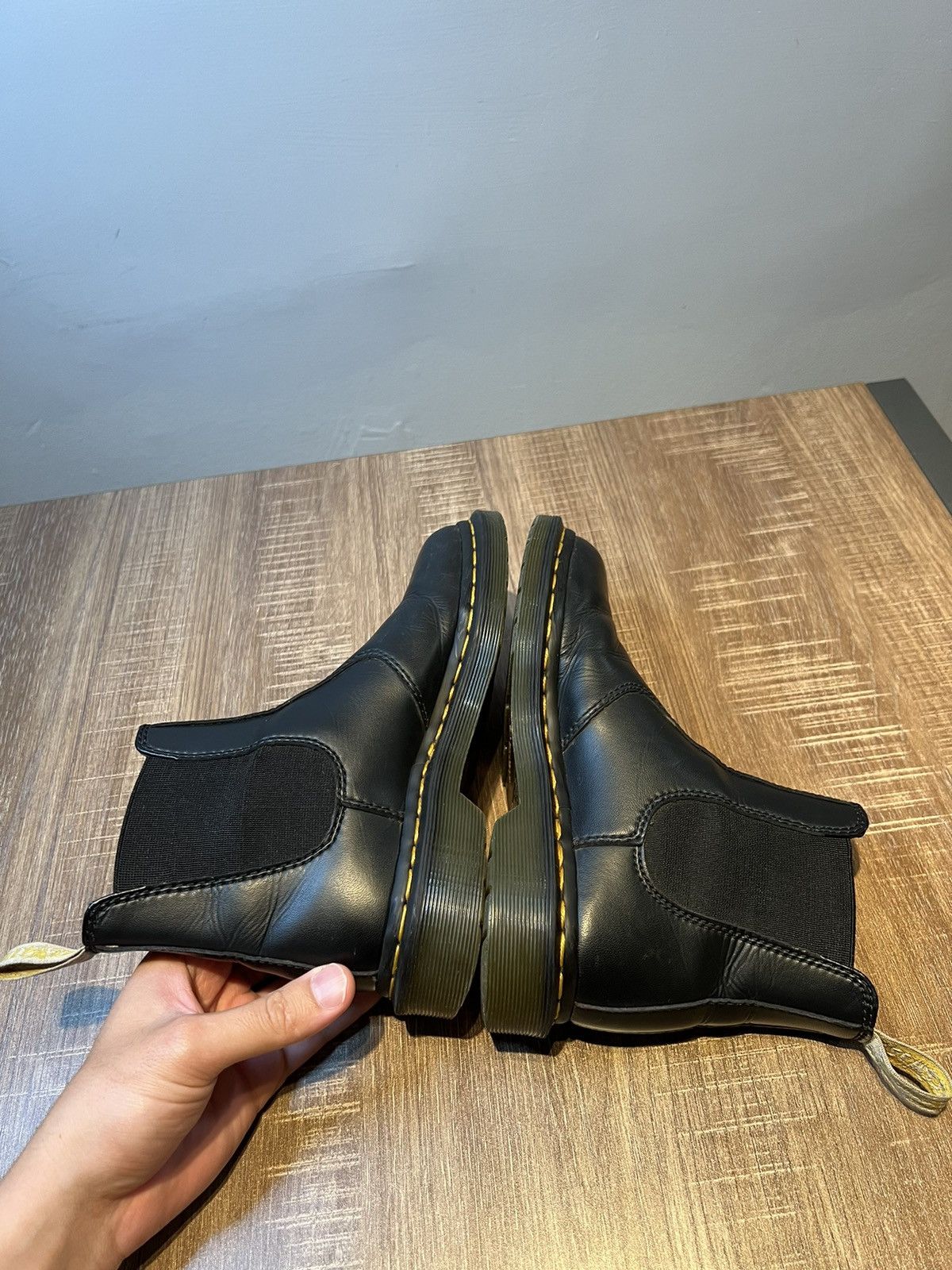 Dr. Martens Dr Martens Vegan 2976 Women Size 6 Black Leather Boot Size US 6 / IT 36 - 5 Thumbnail