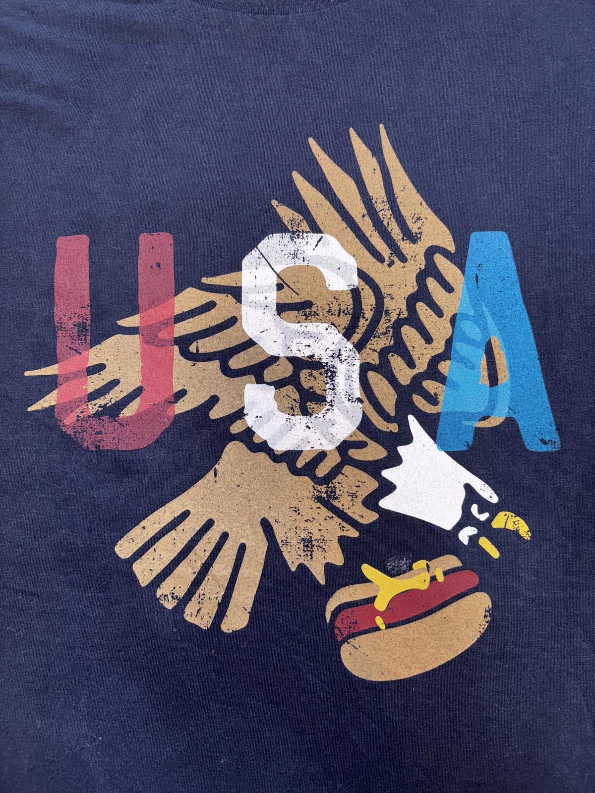 Designer Vintage Goodfellow & Co USA Eagle Graphic T-shirt Size US L / EU 52-54 / 3 - 2 Thumbnail