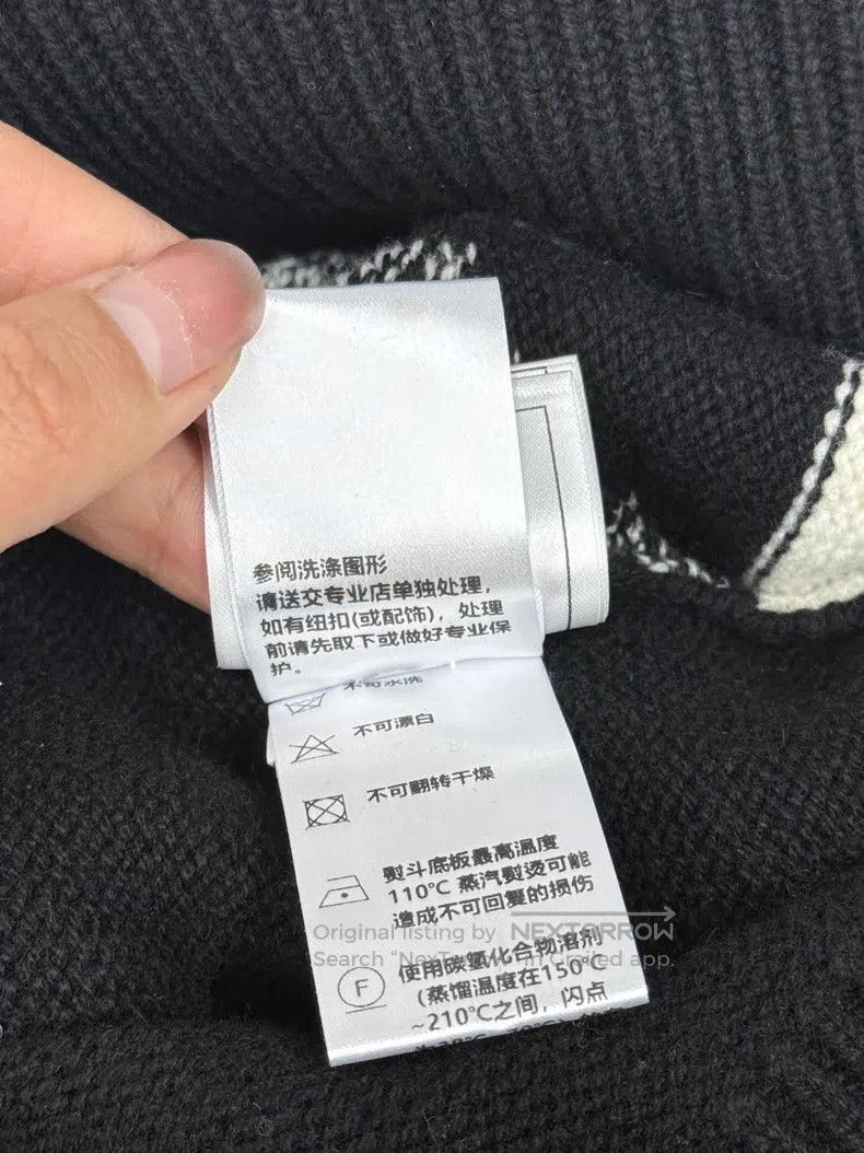 Chanel Chanel Ski series big logo black and white checkered sweat Size XS / US 0-2 / IT 36-38 - 7 Thumbnail