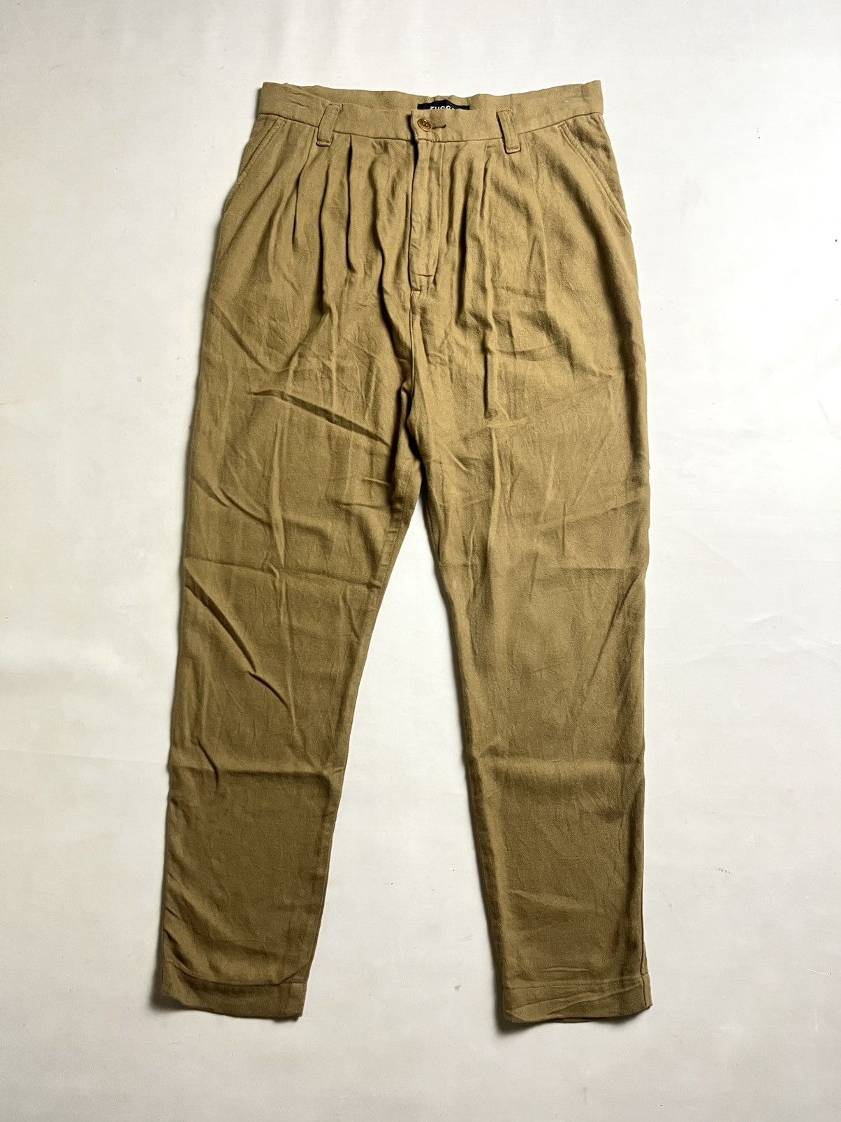 Issey Miyake 🪾Zucca double pleated rayon pants Size US 30 / EU 46 - 1 Thumbnail