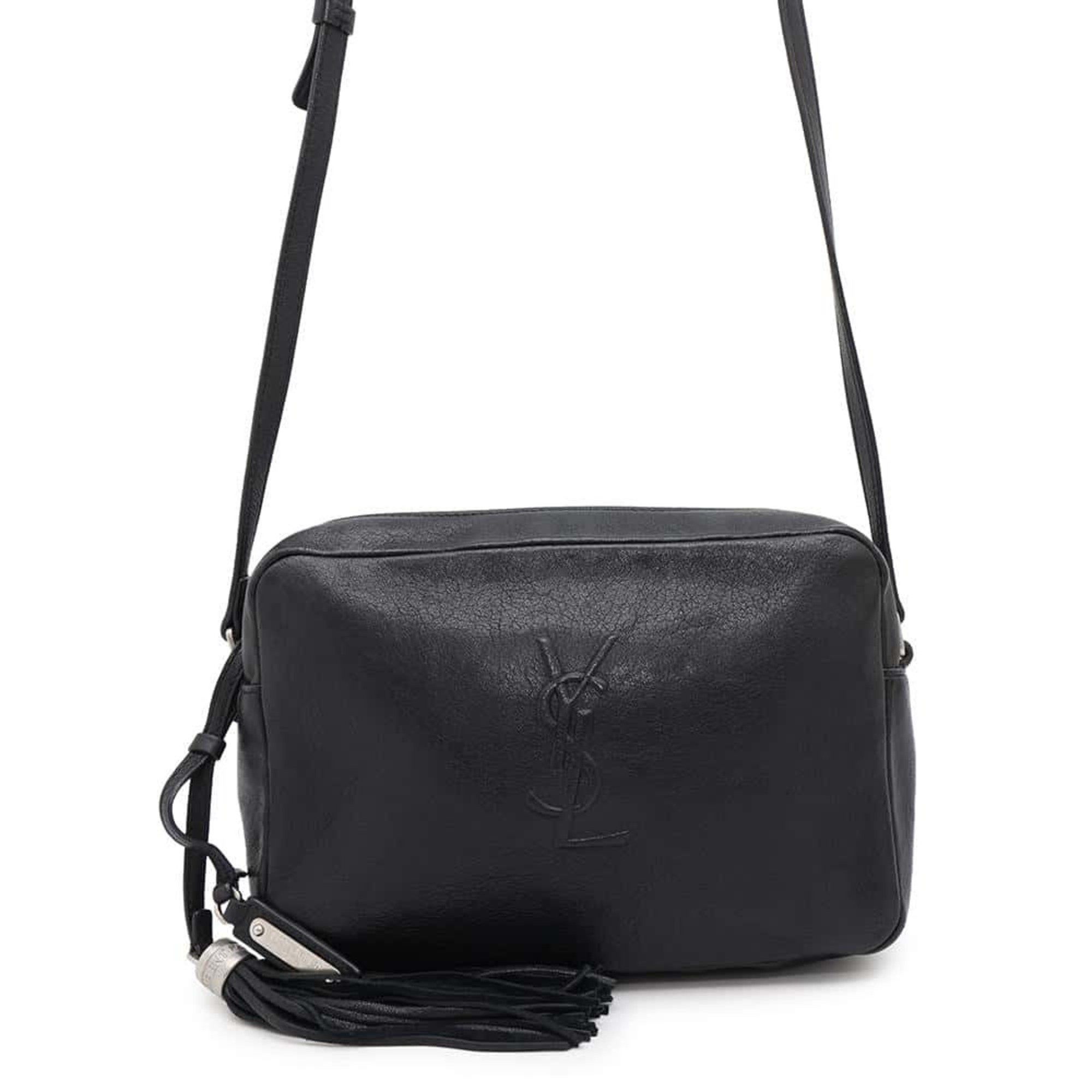 Saint Laurent Shoulder Bag Lou Camera 470299 Saint Laurent Paris Tassel Black, Women's