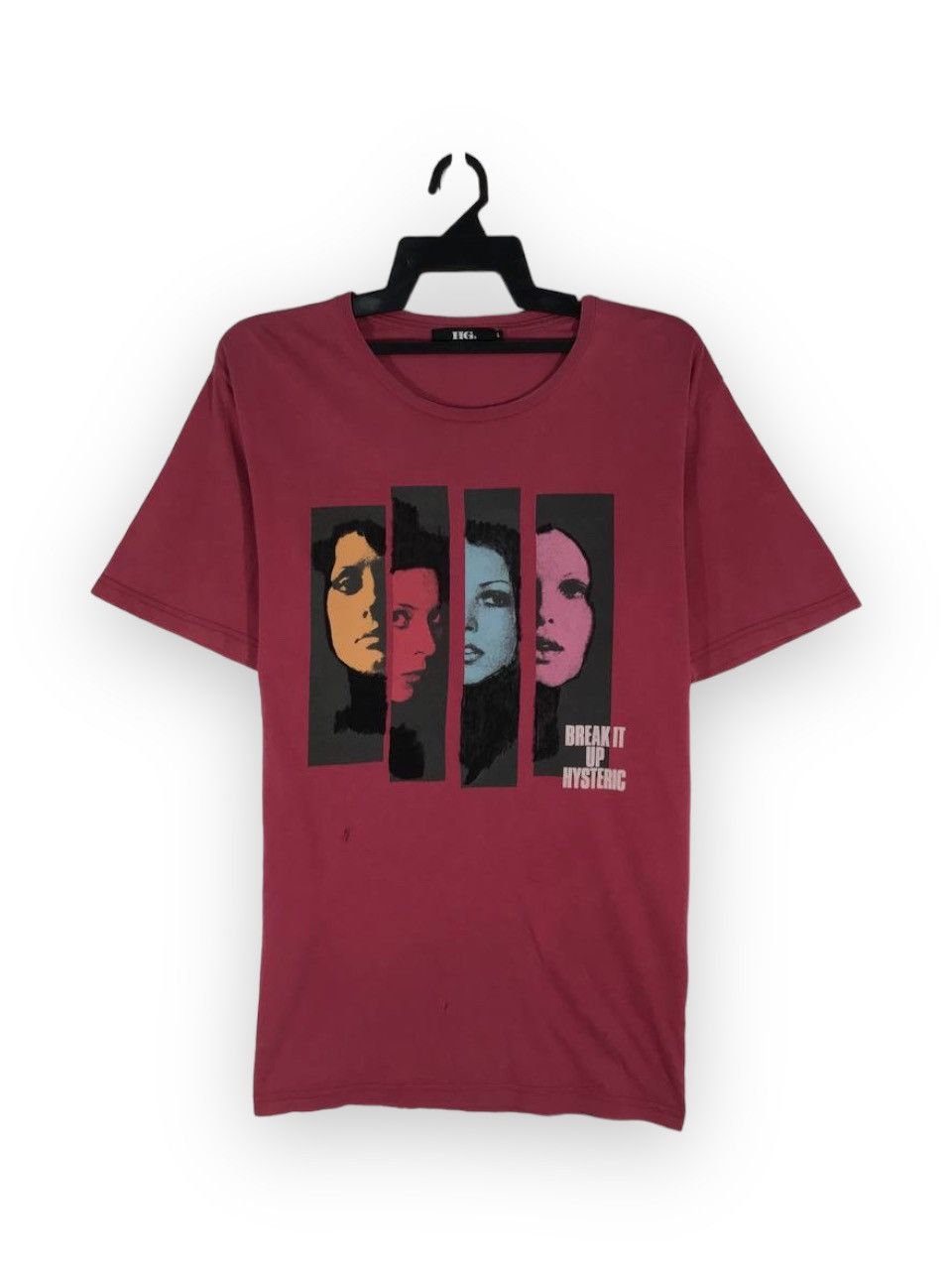 image of Hysteric Glamour Break It Up Hysteric in Red, Men's (Size Large)