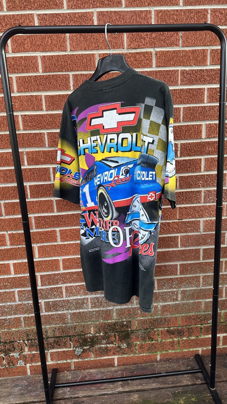 Chevrolet × NASCAR Vintage 90s Chevrolet Racing aop nascar single stitch Size US L / EU 52-54 / 3 - 5 Thumbnail