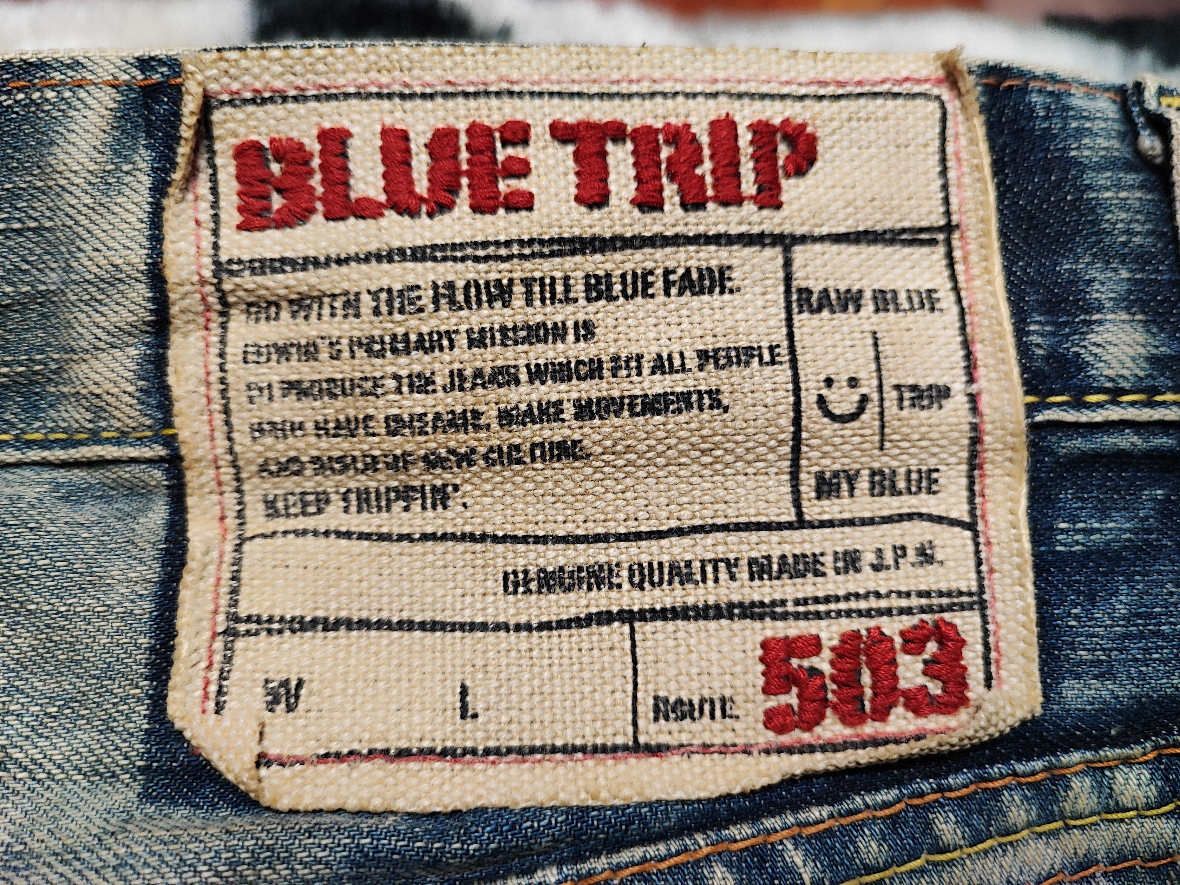Edwin × Japanese Brand Flare Bootcut by Edwin Blue Trip Size US 30 / EU 46 - 13 Thumbnail