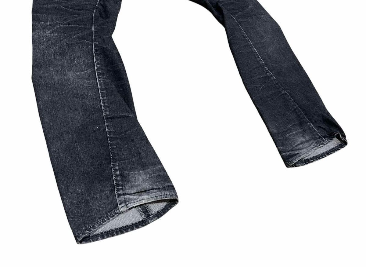 If Six Was Nine × Japanese Brand × RIPVANWINKLE 🔥Y2K Archived Rip Van Winkle Twisted Curve Biker Denim Size US 33 - 13 Thumbnail