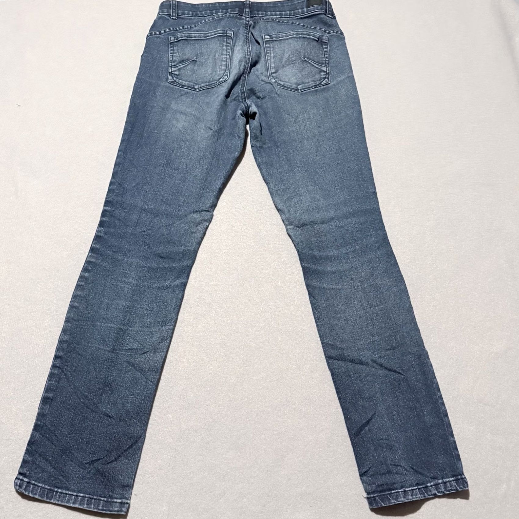 Jones New York Jones New York Jeans Women's Blue Denim Mid Rise Distressed Slim Fit Skinny - 10 Size 32" / US 10 / IT 46 - 2 Thumbnail