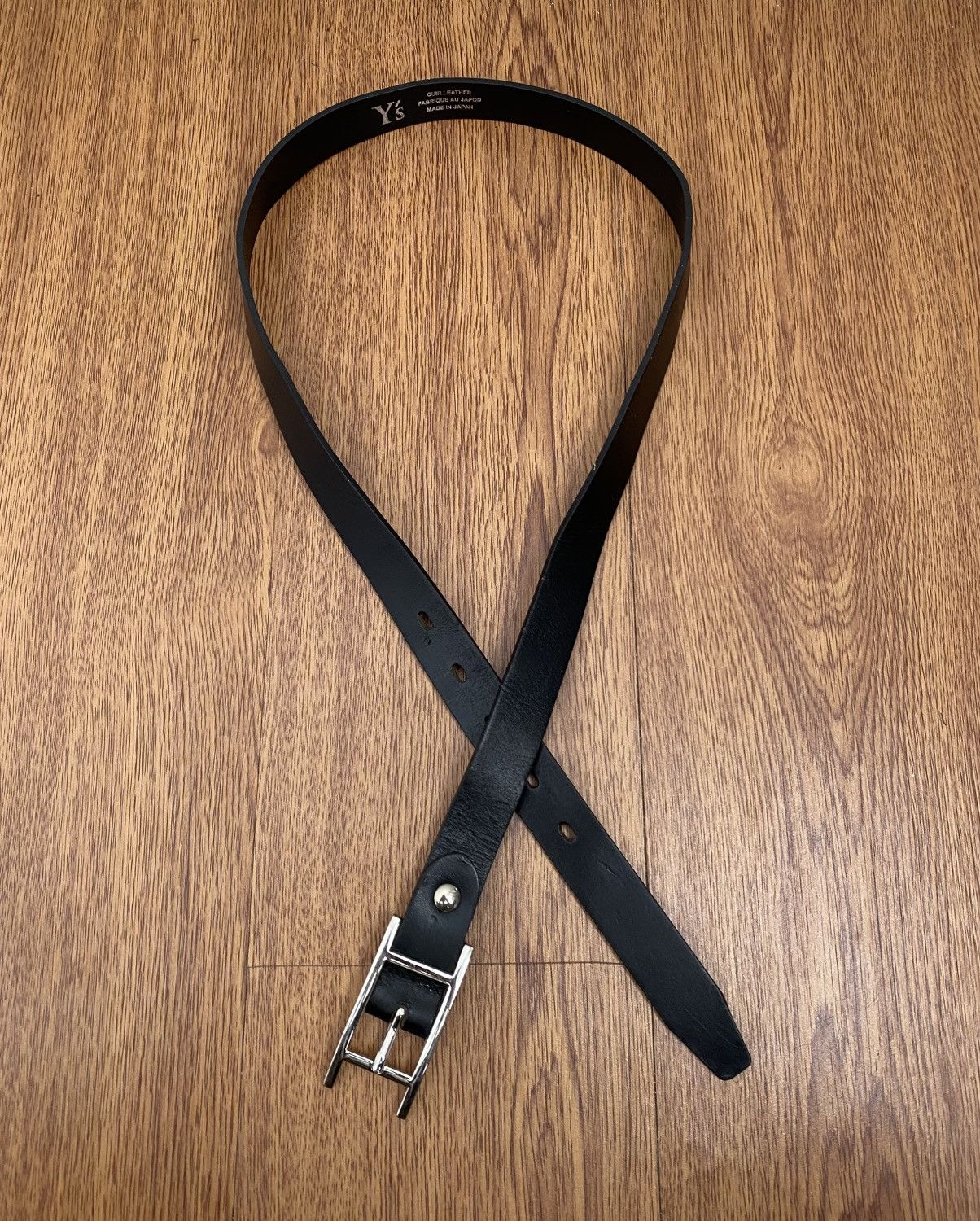 Y's yohji yamamoto classic leather belt