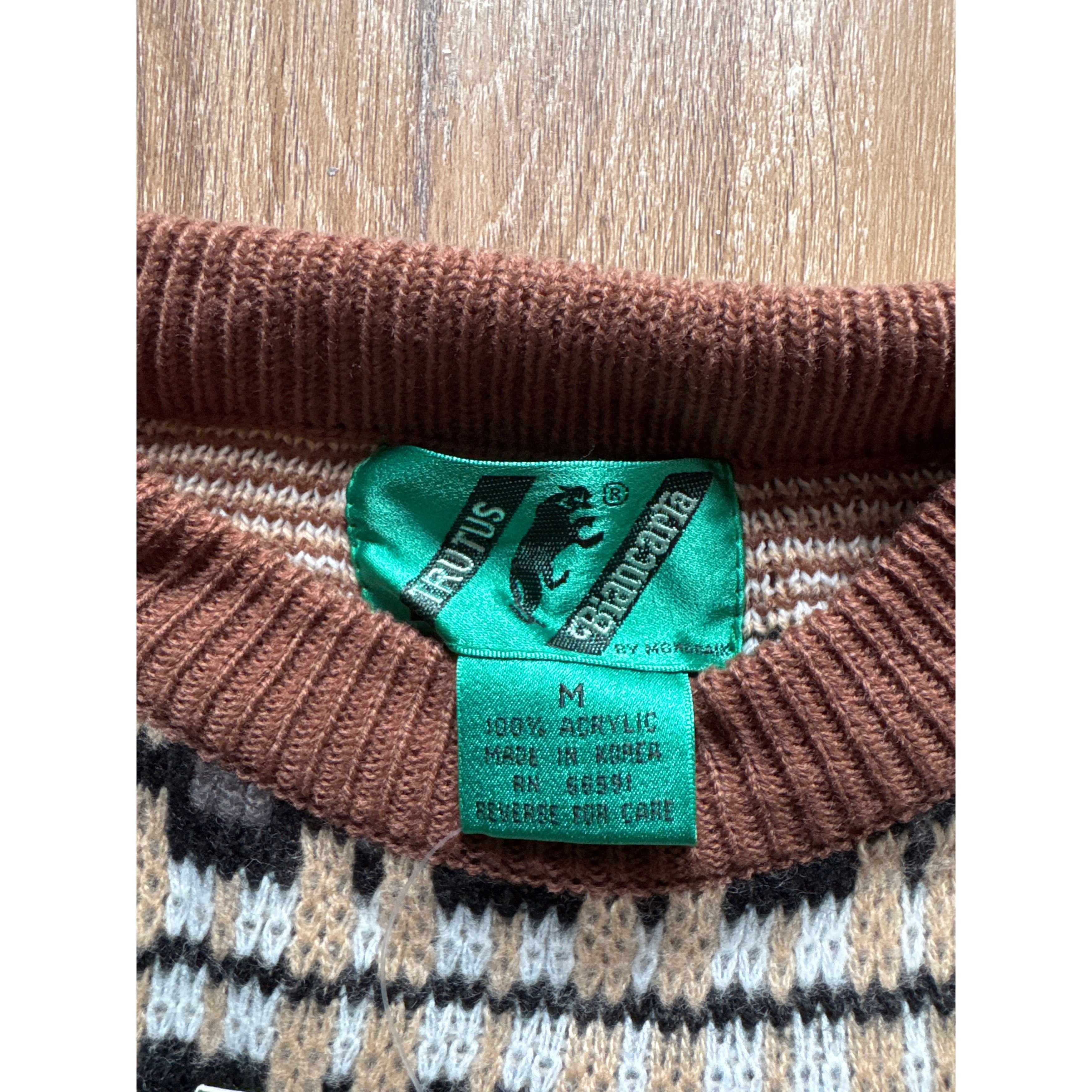 Other Vintage Titus Biancarra Brown Sweater Size US M / EU 48-50 / 2 - 3 Thumbnail