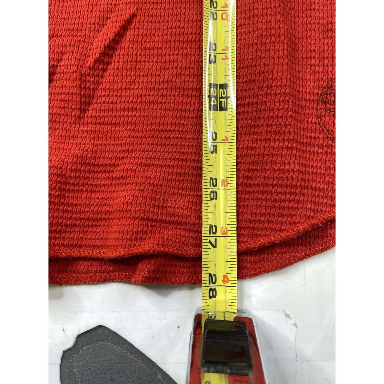 Ralph Lauren Ralph Lauren Rugby Outfitters Shirt Large Red Thermal Waffle Henley Cabin Core Size US L / EU 52-54 / 3 - 6 Thumbnail