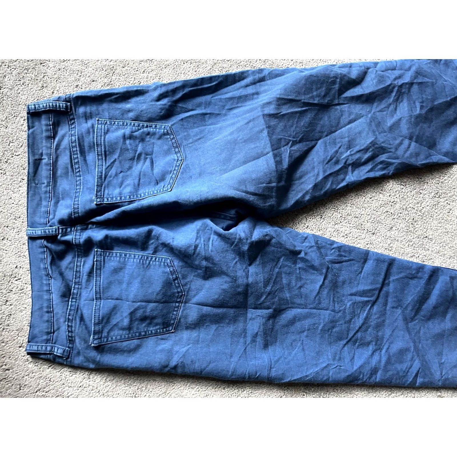 Gap Gap Jean Womens Size 32/14 Blue Denim Legging Distressed Skinny Stretch Size 36" / US 14 / IT 50 - 4 Thumbnail