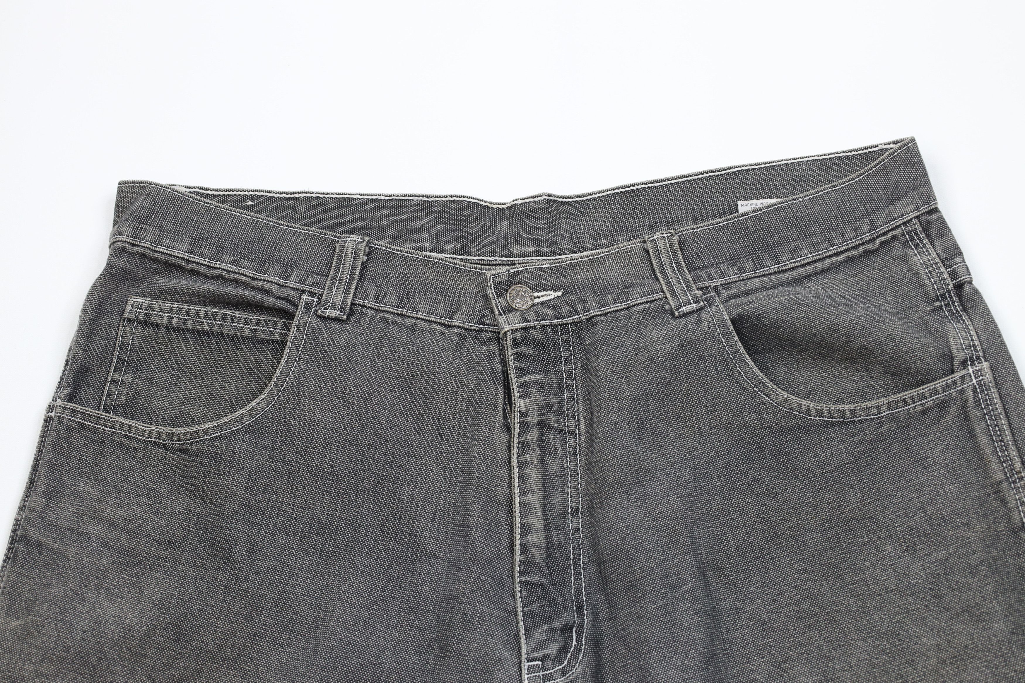 Fubu × Vintage Vintage 90s Fubu Spell Out Baggy Hip Hop Denim Jean Shorts Size US 42 / EU 58 - 2 Thumbnail