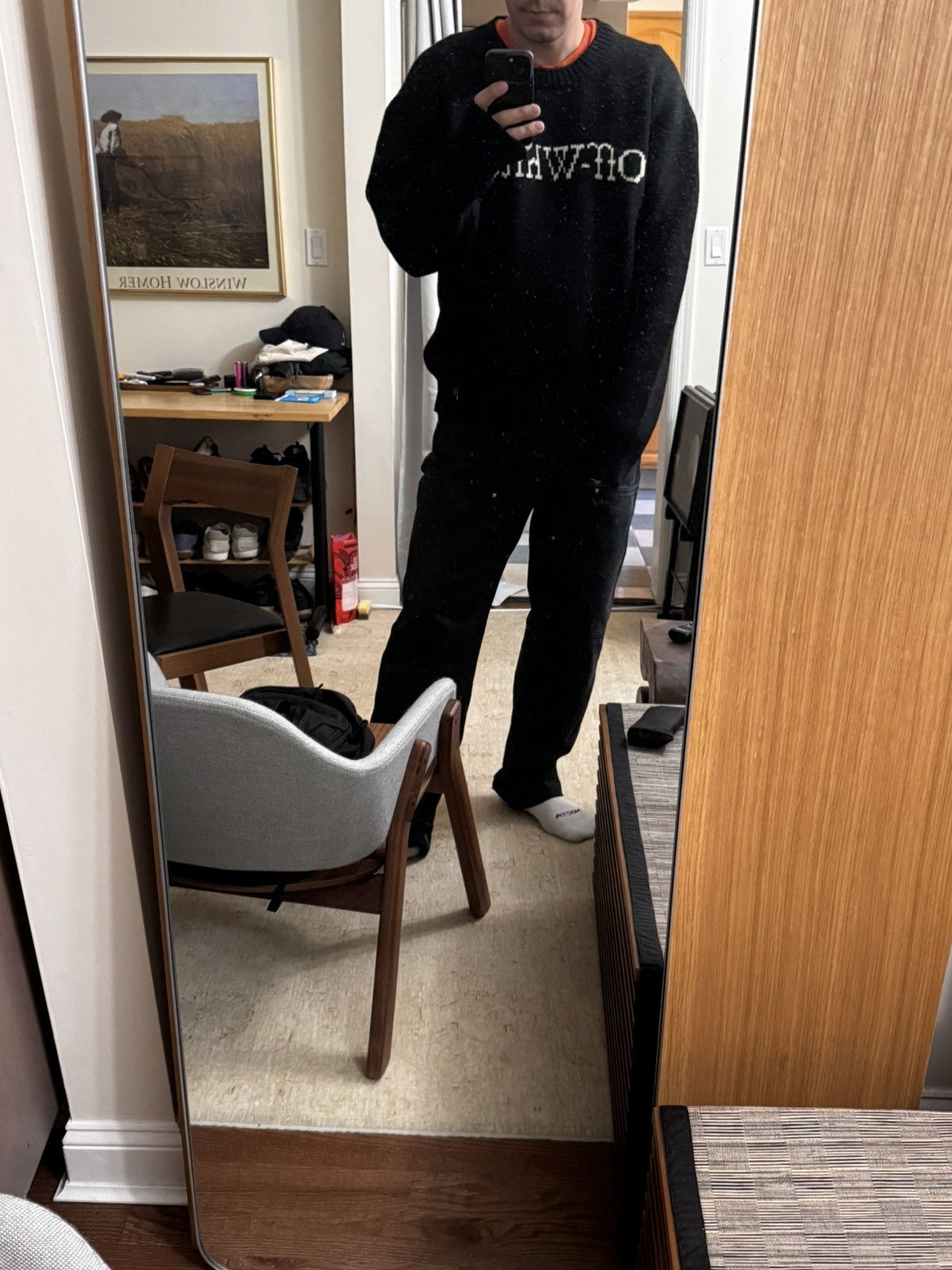 Off-White Off-White Sweater Oversized XL Size US XL / EU 56 / 4 - 14 Thumbnail