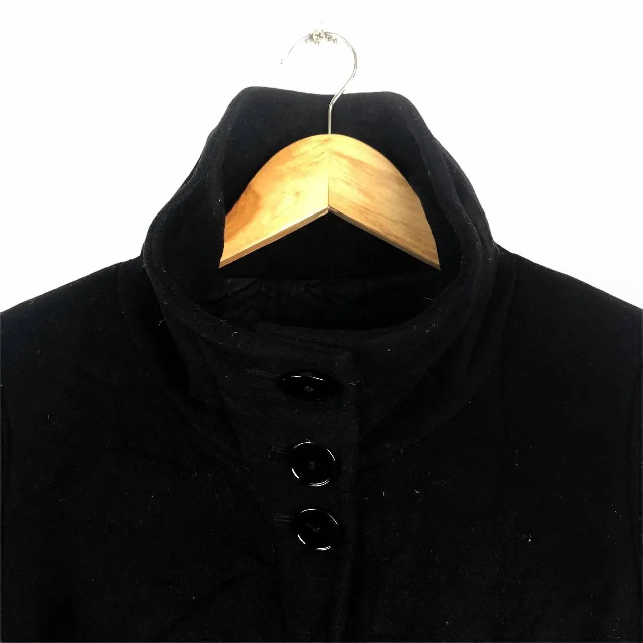 Max Mara MAX MARA Made In Italy Black Coat Max & Co Windbreaker Size M / US 6-8 / IT 42-44 - 8 Thumbnail