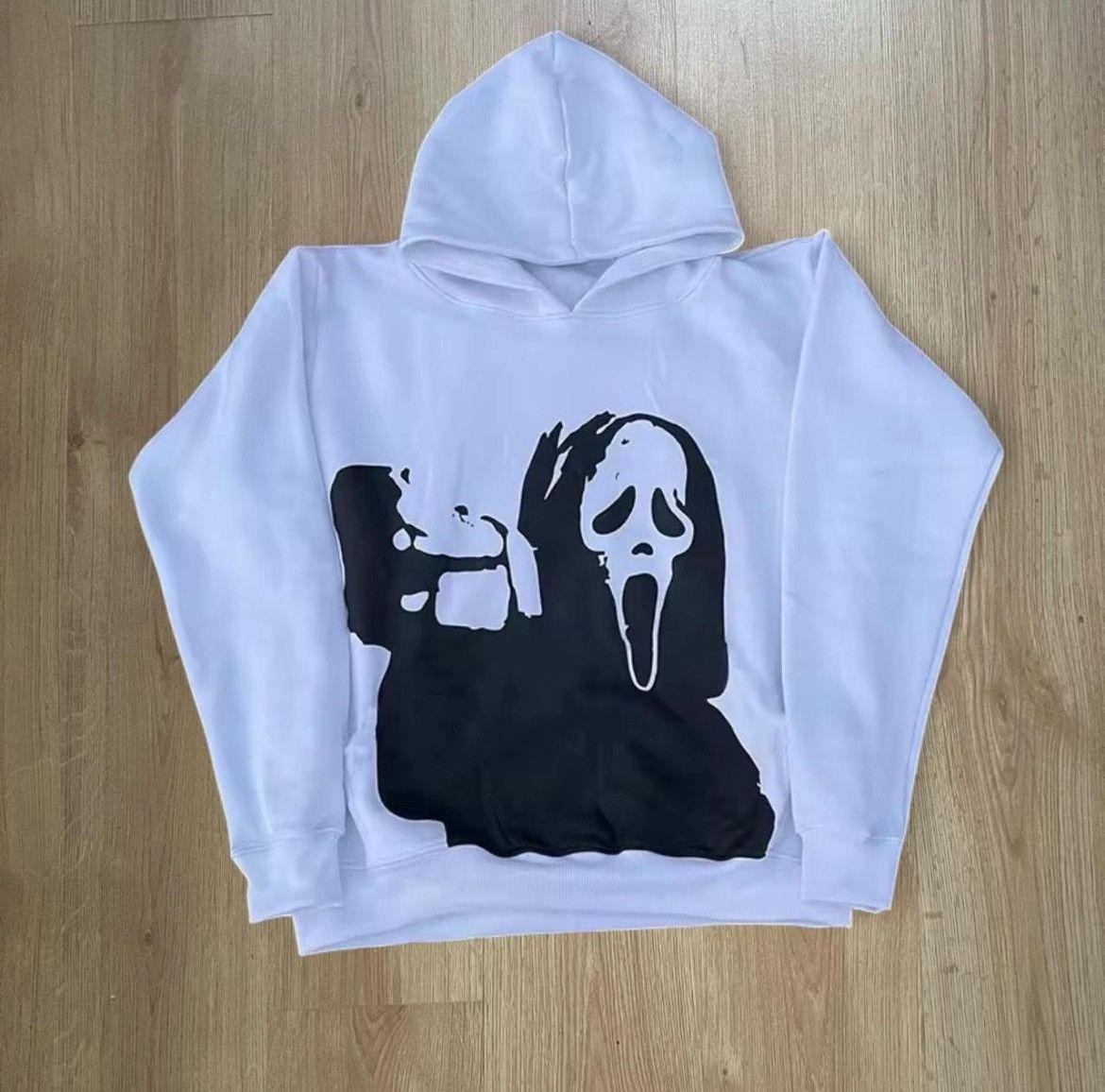 Other Y2k scream white baggy hoodie Size US M / EU 48-50 / 2 - 1 Thumbnail