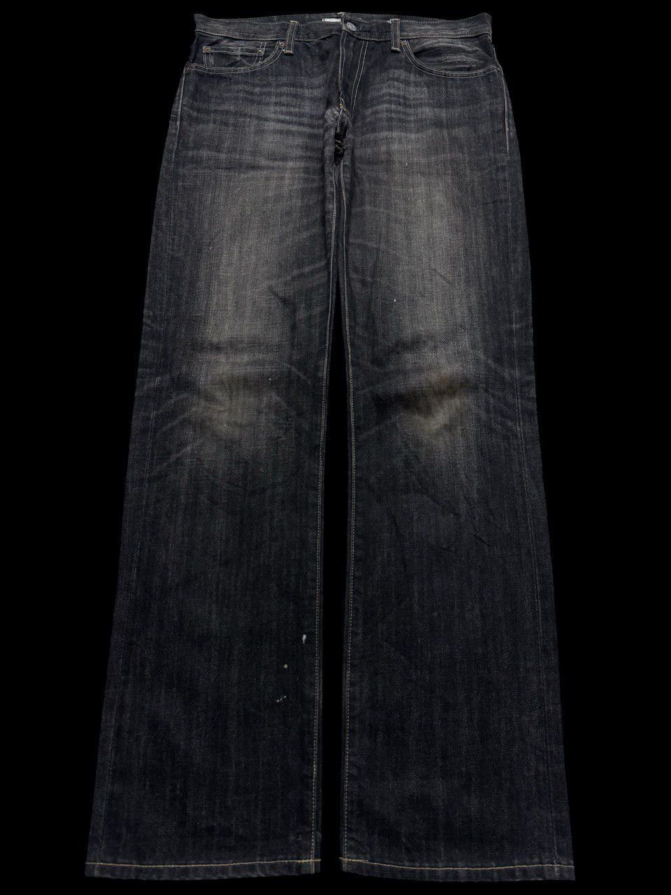 Uniqlo INSANE 90s Style Uniqlo Rusty Mudwash Distressed Denim Jean Size US 32 / EU 48 - 1 Thumbnail