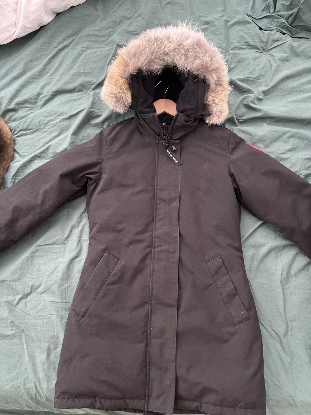 image of Canada Goose Shelburne Parka (Old Model) in Black, Women's (Size Small)