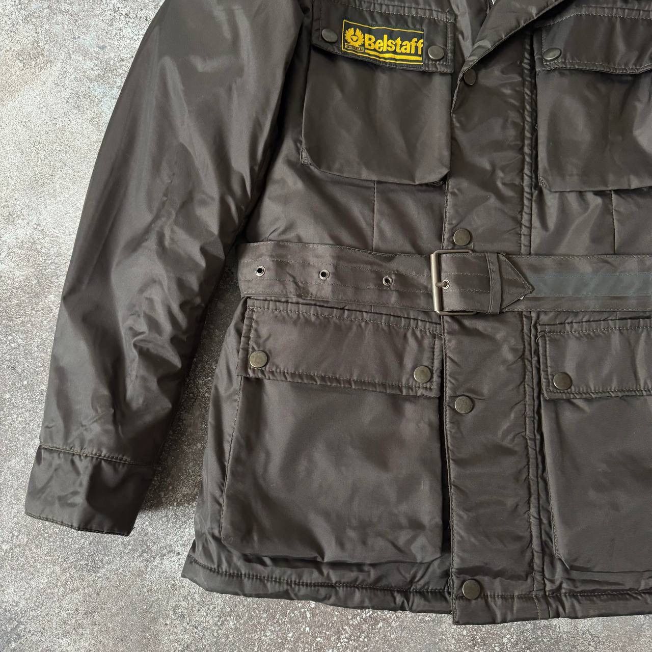 Belstaff × Vintage Belstaff Vintage Moto/Biker Belted Jacket Size M / US 6-8 / IT 42-44 - 5 Thumbnail