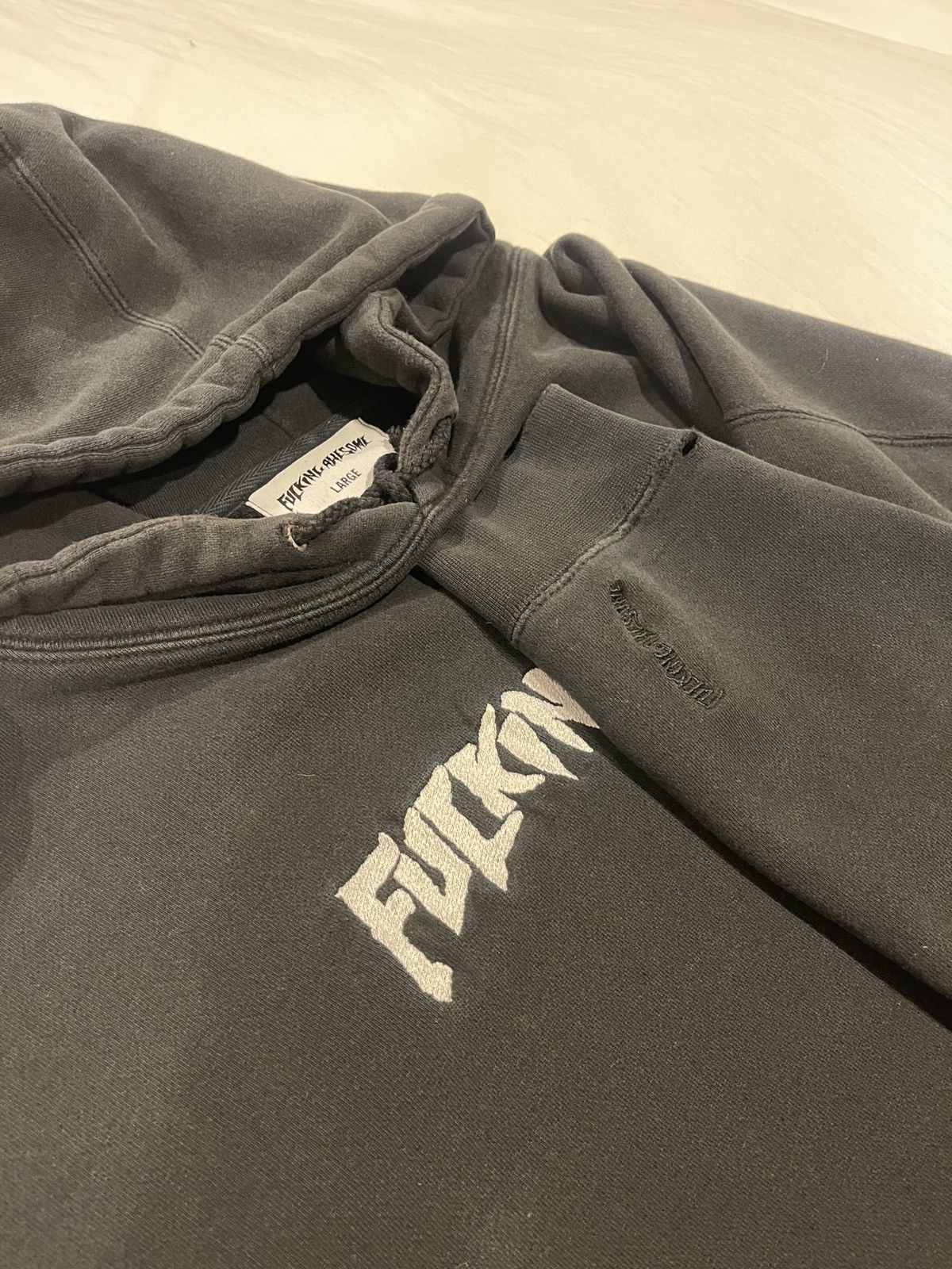 Fucking Awesome Fucking Awesome OG Embroidered Hoodie Size US L / EU 52-54 / 3 - 3 Thumbnail