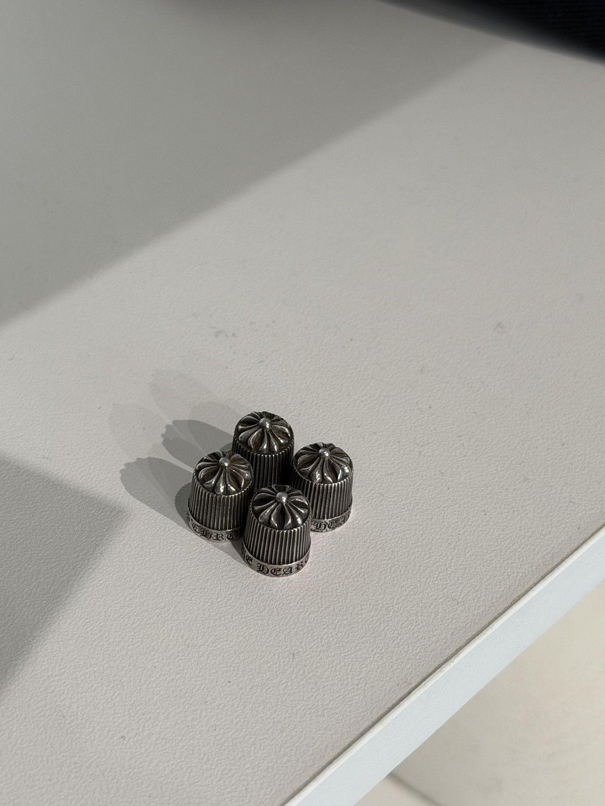 Chrome Hearts Chrome Heart Tire Caps set of 4 Size ONE SIZE - 1 Thumbnail