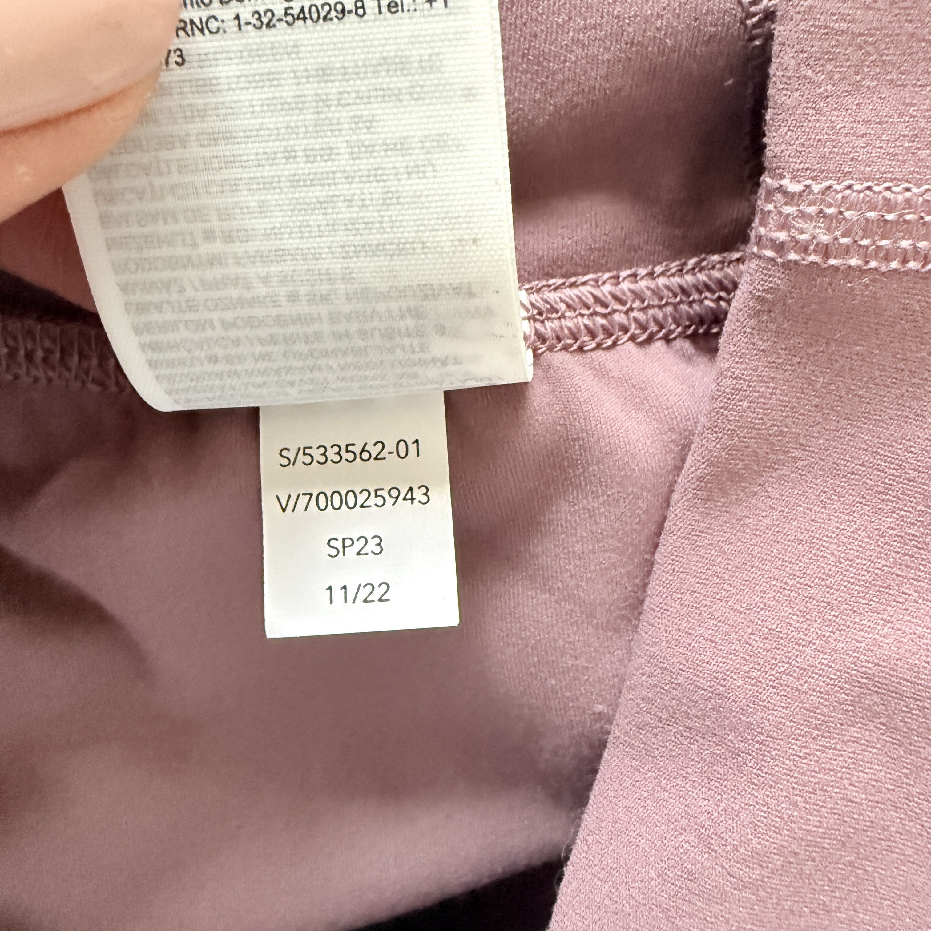 Athleta Athleta Elation Damask Mauve Jogger Soft Powervita Tapered Size 28" / US 6 / IT 42 - 8 Thumbnail