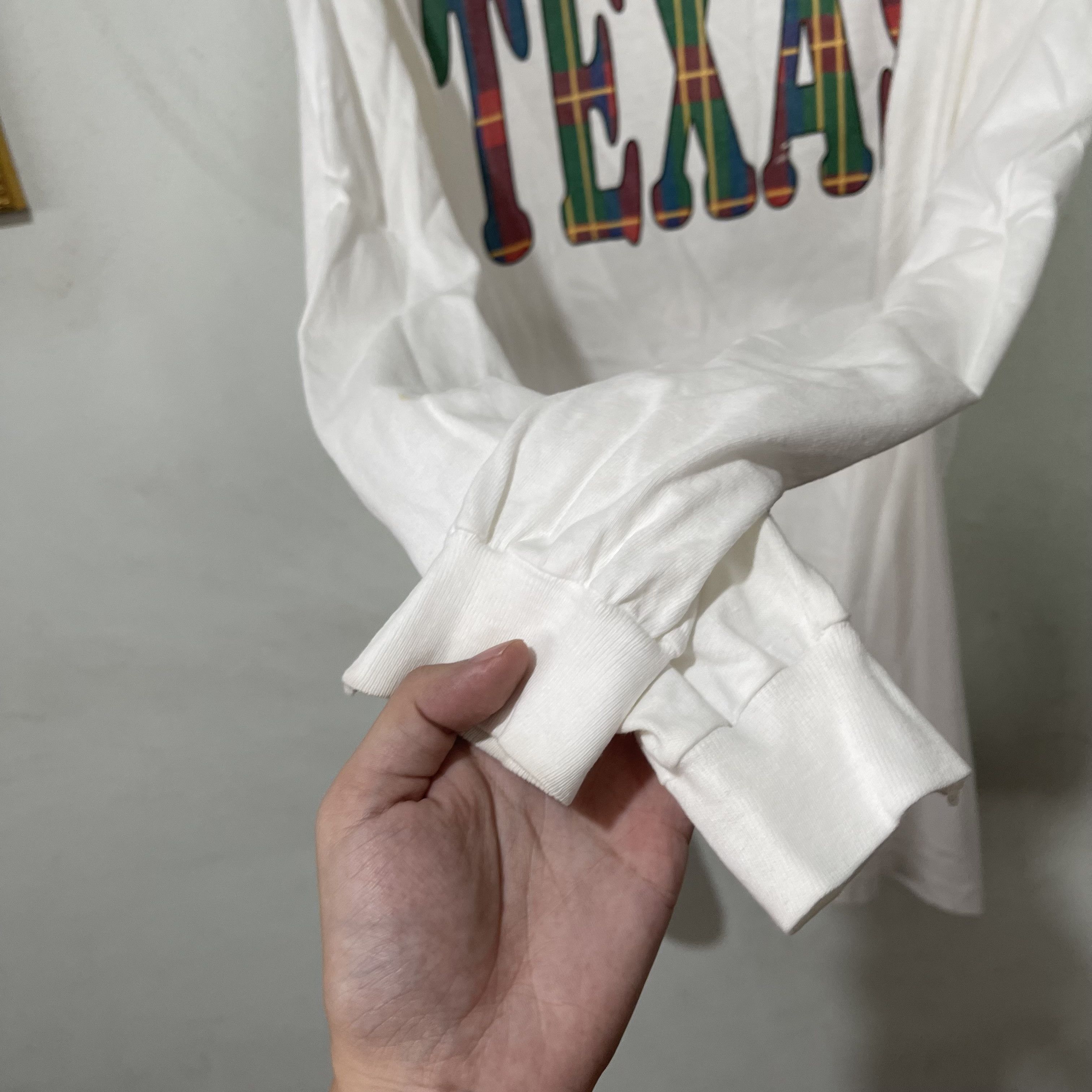 Vintage Vintage 90s Texas Long Sleeve T-Shirt Size US M / EU 48-50 / 2 - 6 Thumbnail