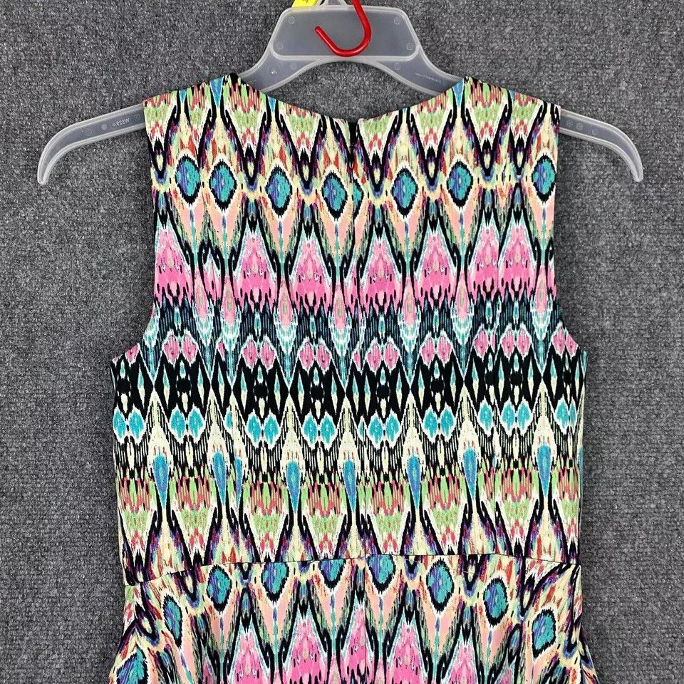 Other AB Studio A-Line Dress Women's Size 4 Sleeveless Multicolor Size S / US 4 / IT 40 - 8 Thumbnail