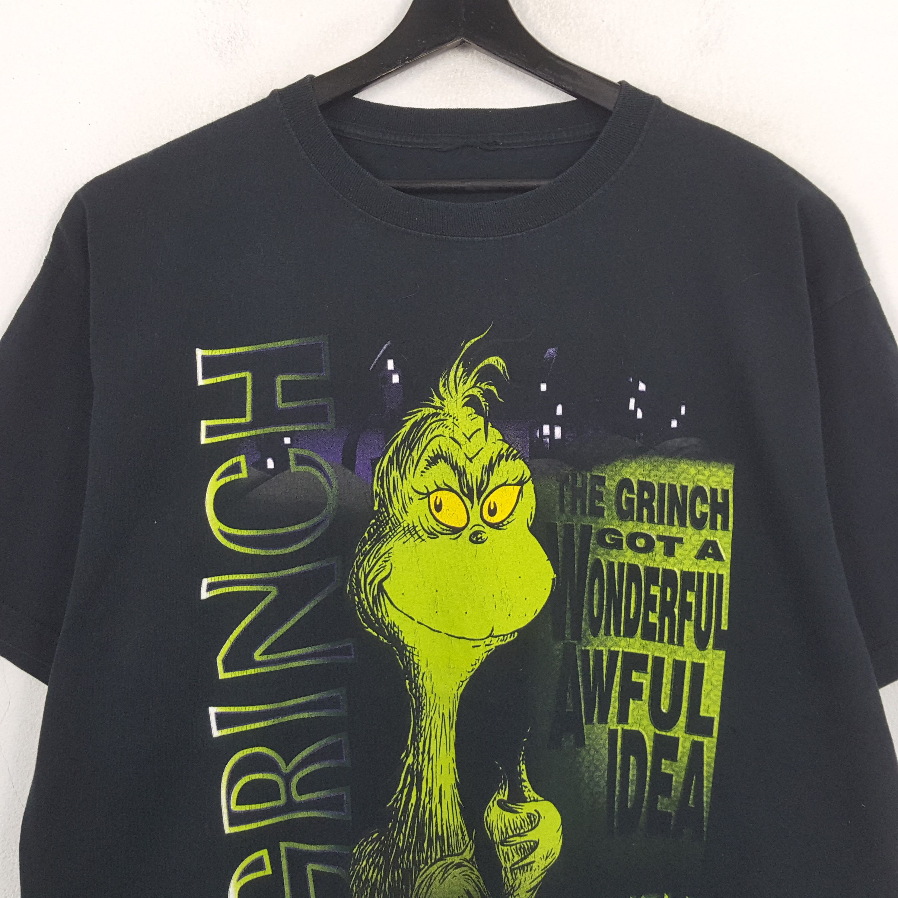 Vintage Grinch Cartoon Tshirt RR15 Size US XL / EU 56 / 4 - 2 Thumbnail