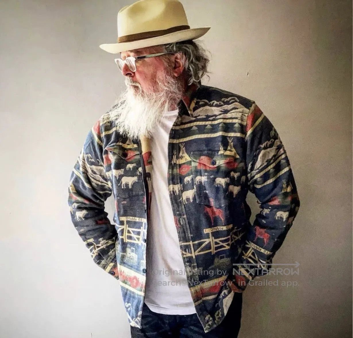 RRL Ralph Lauren Vintage RRL Southwestern Style Shirt. Size US XL / EU 56 / 4 - 3 Thumbnail