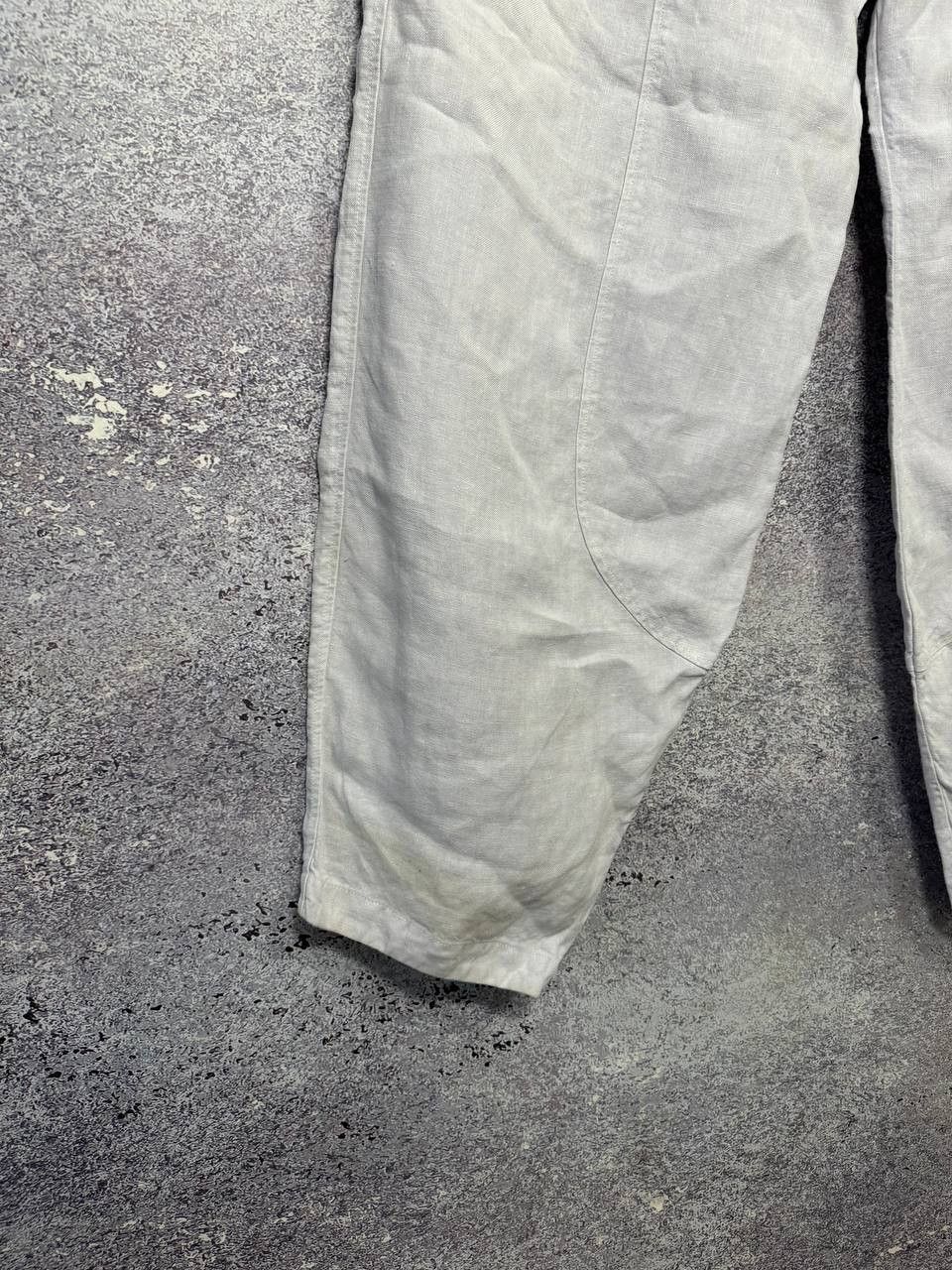 Japanese Brand × OSKA Vintage Japanese OSKA Linen Big Pants Buggy Style Size 32" / US 10 / IT 46 - 5 Thumbnail