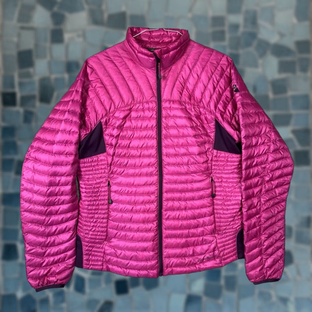Eddie Bauer Eddie Bauer First Ascent Downlight Jacket Womens M Quilted Puffer Packable Pink Size M / US 6-8 / IT 42-44 - 1 Thumbnail