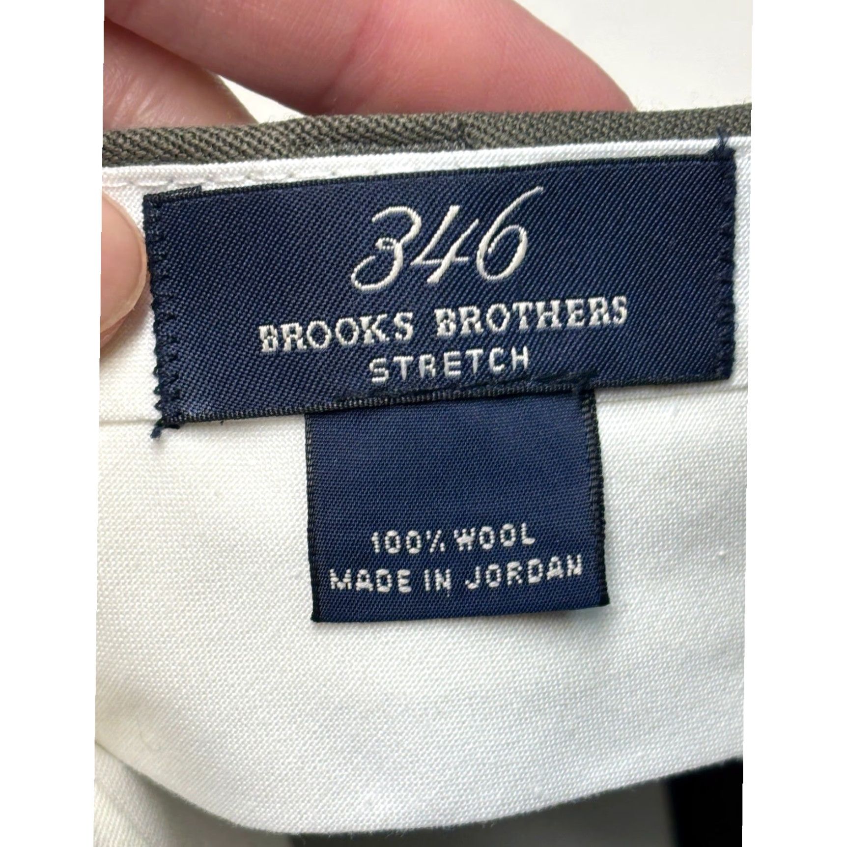 Brooks Brothers Brooks Brothers 346 Dress Pants Wool Olive Green 36x29 Mens Pleated Cuffed Trousers Formal Workwear Size US 36 / EU 52 - 5 Thumbnail