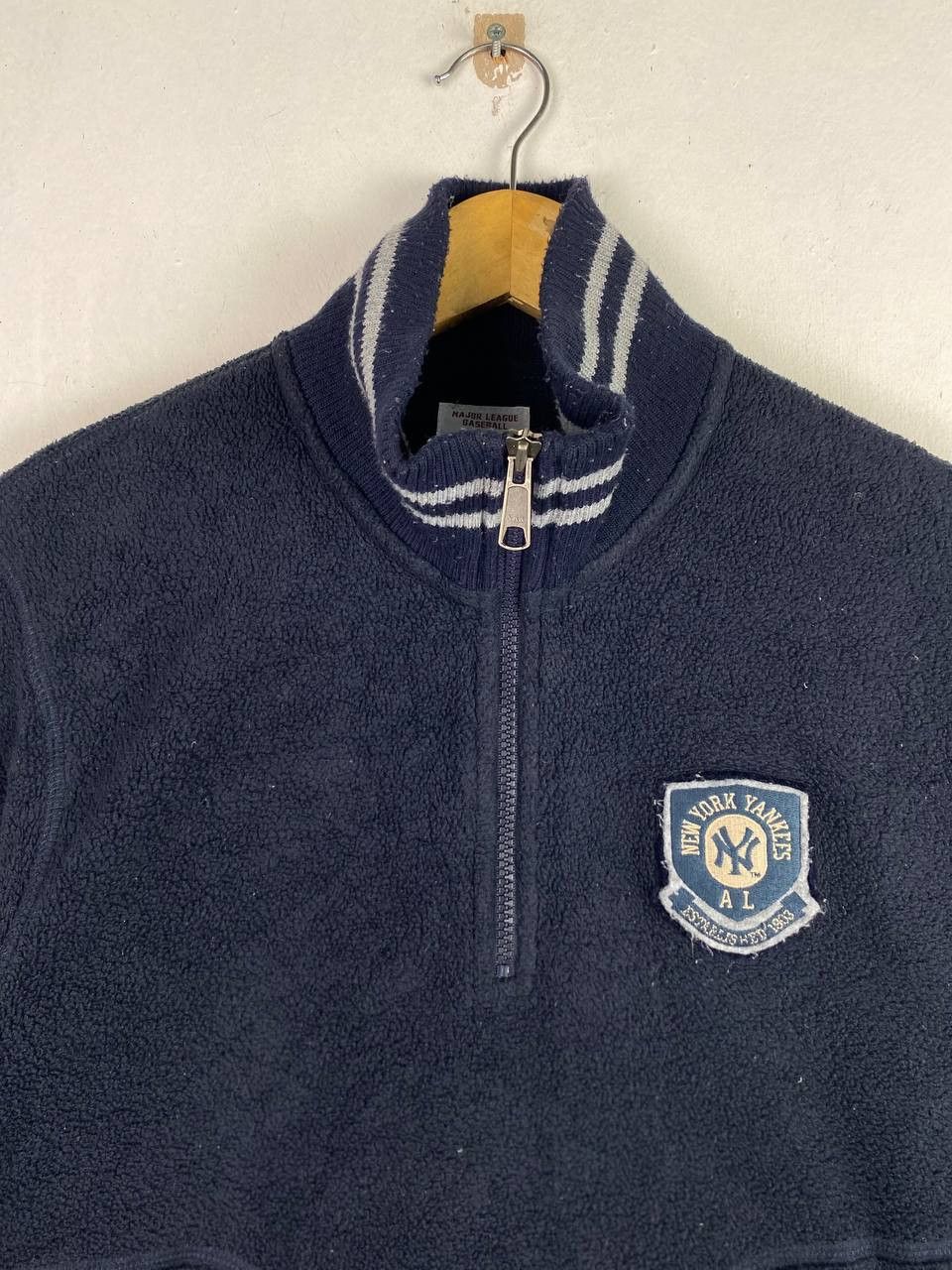 MLB uniqlo x mlb yankees half zipper fleece jacket nice design Size US M / EU 48-50 / 2 - 2 Thumbnail