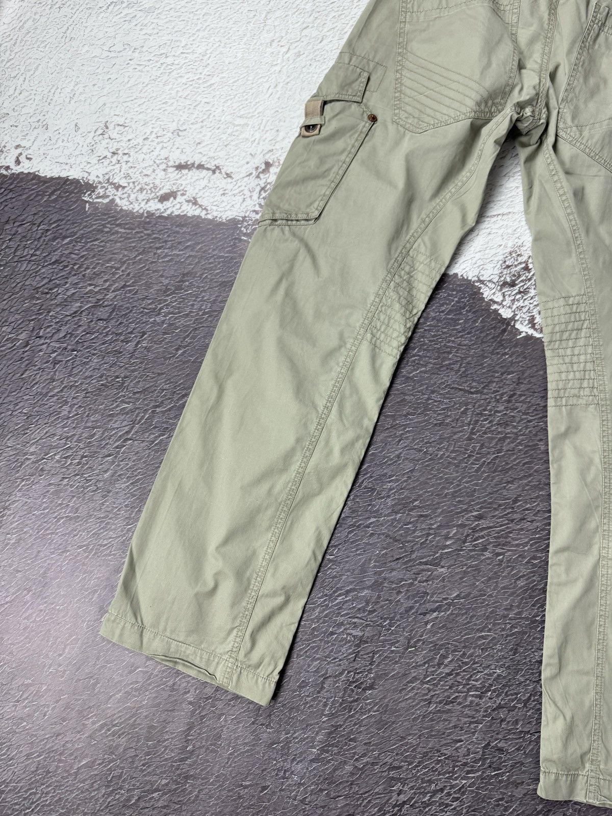 Rip Curl × Vintage Rip Curl vintage grey utility cargo skateboarding pants Size US 30 / EU 46 - 13 Thumbnail