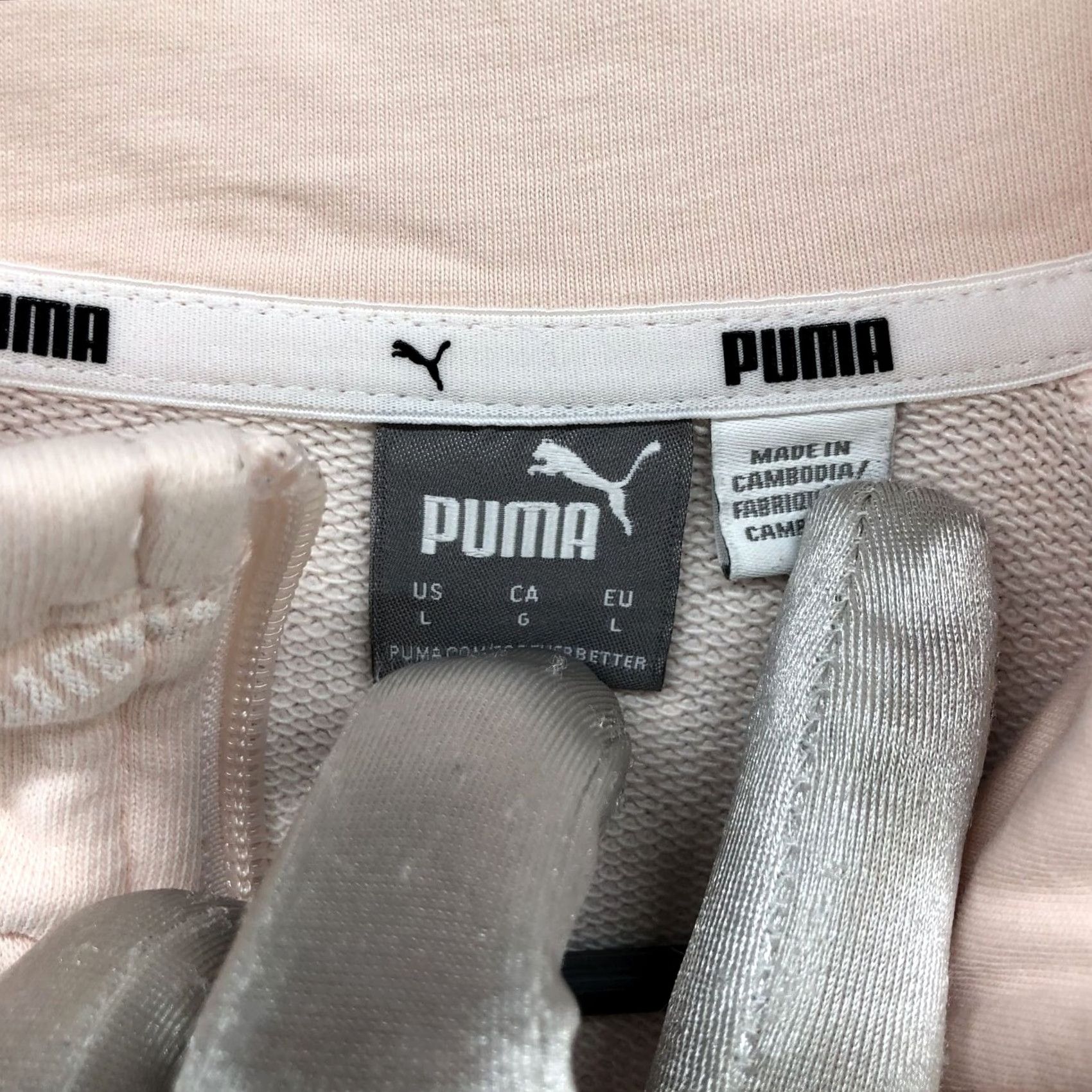 Puma Puma 1/2 Zip Sweatshirt Womens L Light Pink Active Mock Neck Pullover Zip Sweatshirt Body Activewear Womens L Pink Size L / US 10 / IT 46 - 5 Thumbnail