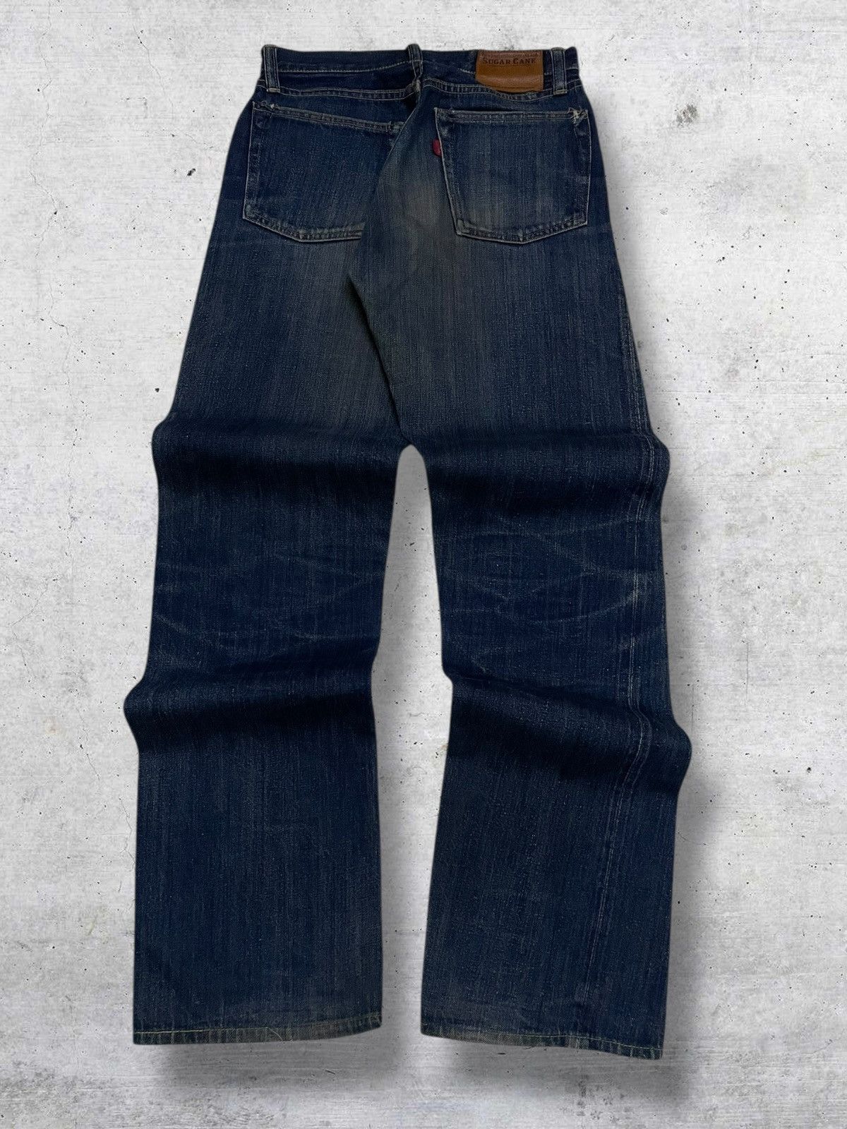 Sugar Cane VINTAGE SUGAR CANE JAPAN DESIGNER 90S OG SELVEDGE DENIM Size US 27 - 9 Thumbnail