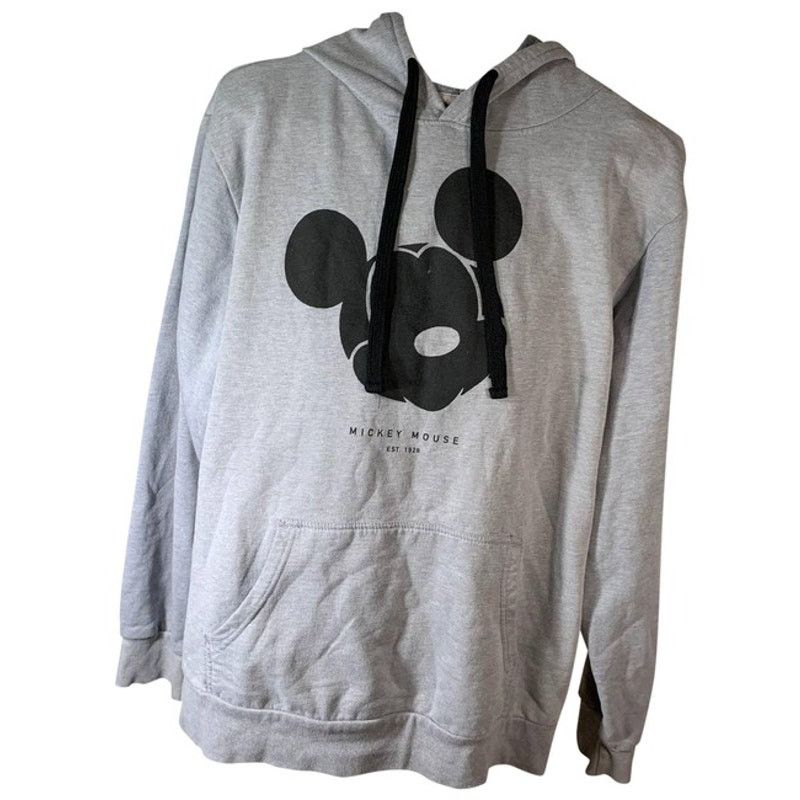 Disney Disney Mickey Mouse Pullover Women’s Gray Hoodie Size L Size L / US 10 / IT 46 - 1 Thumbnail