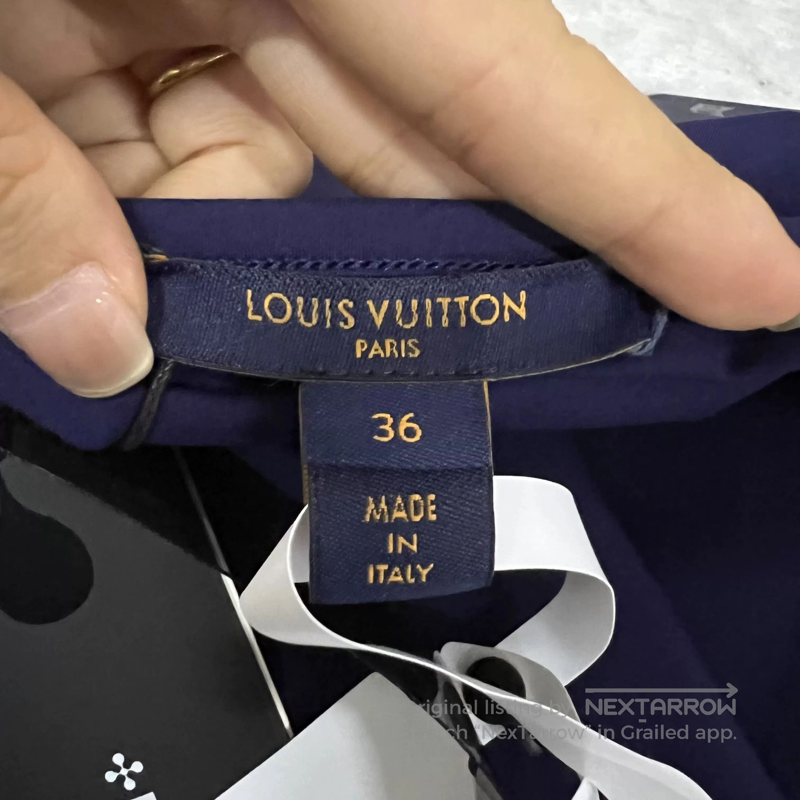 Louis Vuitton Louis Vuitton LV Badge Fitted Bodysuit. Size XS / US 0-2 / IT 36-38 - 3 Thumbnail