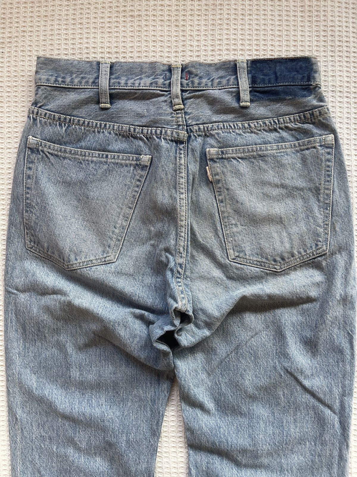 Kaptain Sunshine Vintage 90s🔥KAPTAIN SUNSHINE🔥Distressed Light Wash Denim Size US 29 - 6 Thumbnail