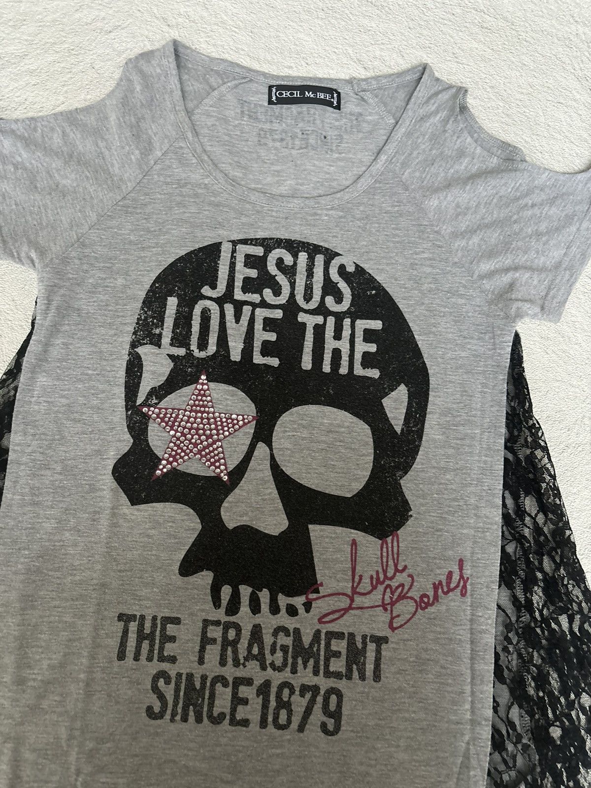 Hysteric Glamour Y2k cecil Mcbee skull punk style tshirt Size M / US 6-8 / IT 42-44 - 2 Thumbnail