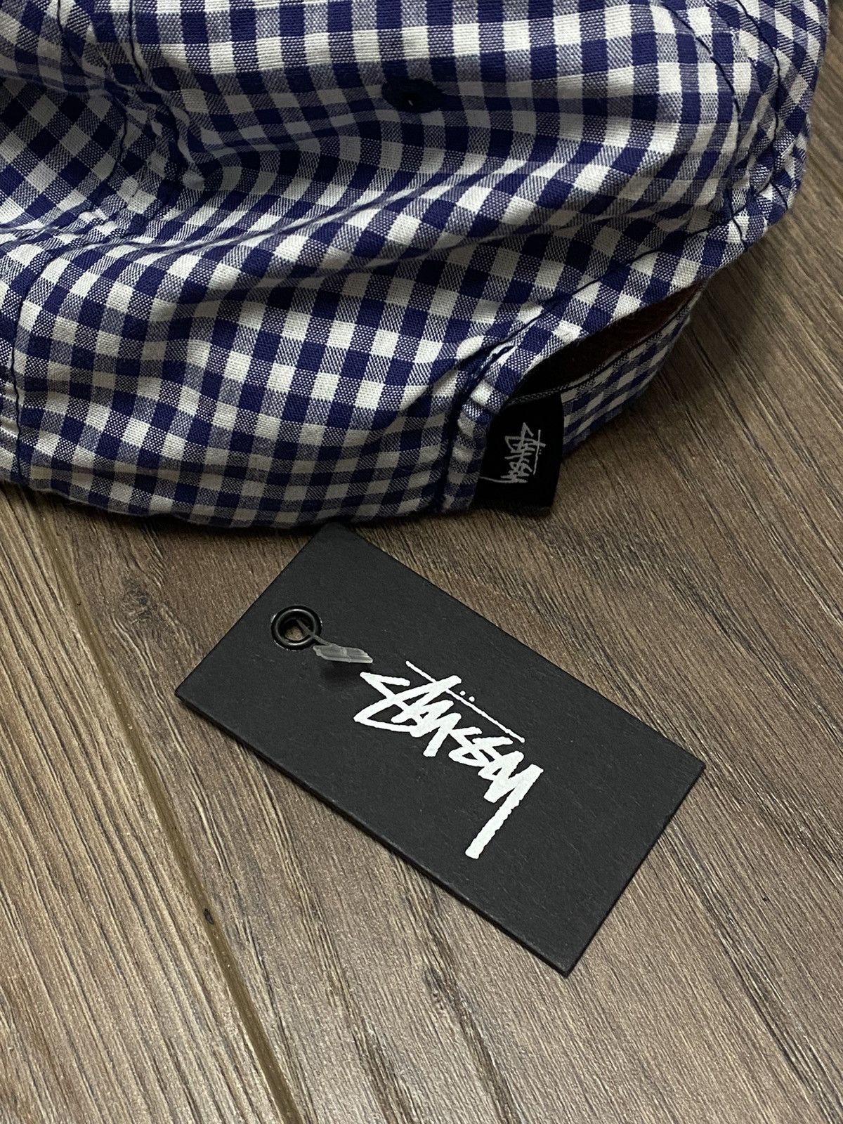 Stussy Stussy Checked Pattern New Cap Hat Iconic Logo Size ONE SIZE - 10 Thumbnail