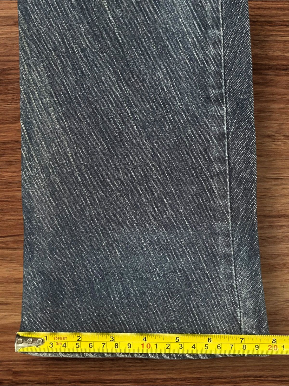 Edwin Japanese Brand Edwin Blue Trip Distressed Curve Faded Jeans Size US 32 / EU 48 - 17 Thumbnail