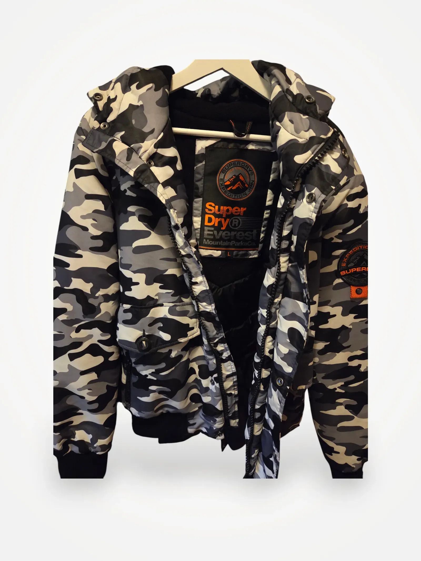 Superdry Superdry Everest Mountain Parka Down Jacket Size L / US 10 / IT 46 - 1 Thumbnail
