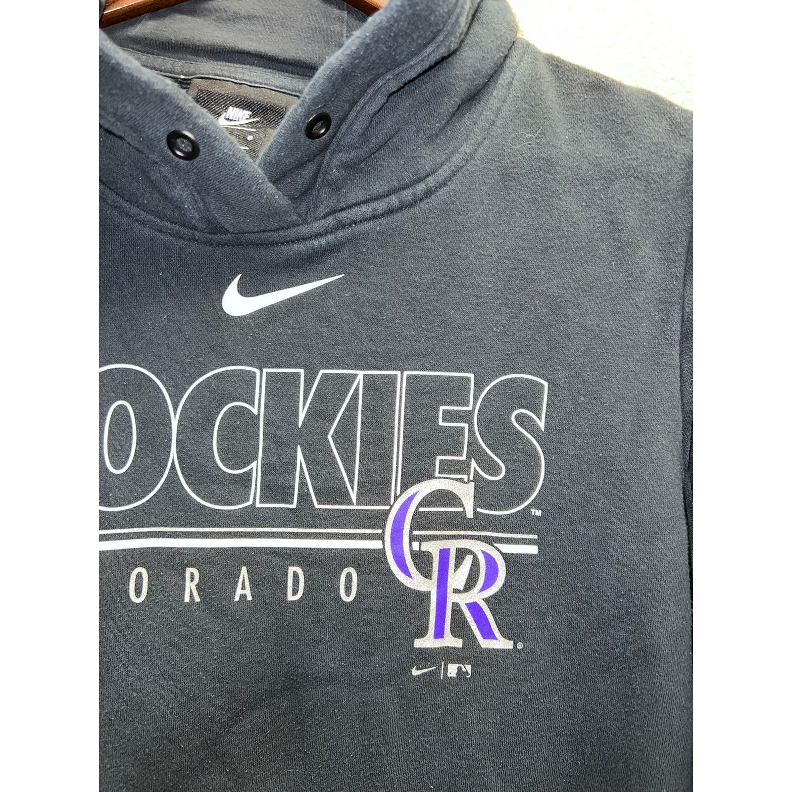 Nike Nike Colorado Rockies Hoodie MLB Baseball Black Pullover L Size US L / EU 52-54 / 3 - 4 Thumbnail
